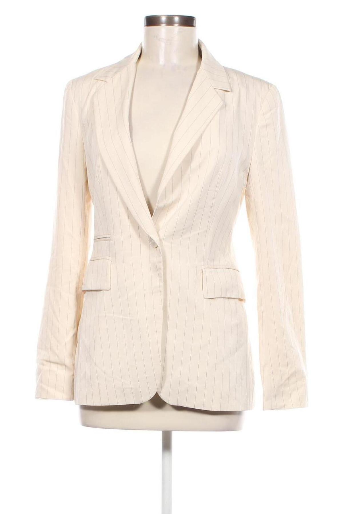 Damen Blazer Zara, Größe M, Farbe Ecru, Preis € 65,27