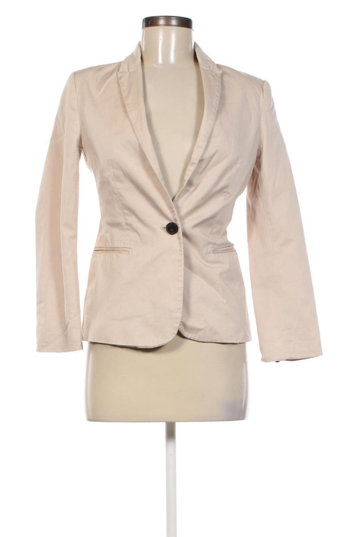 Damen Blazer Zara, Größe S, Farbe Beige, Preis € 18,77