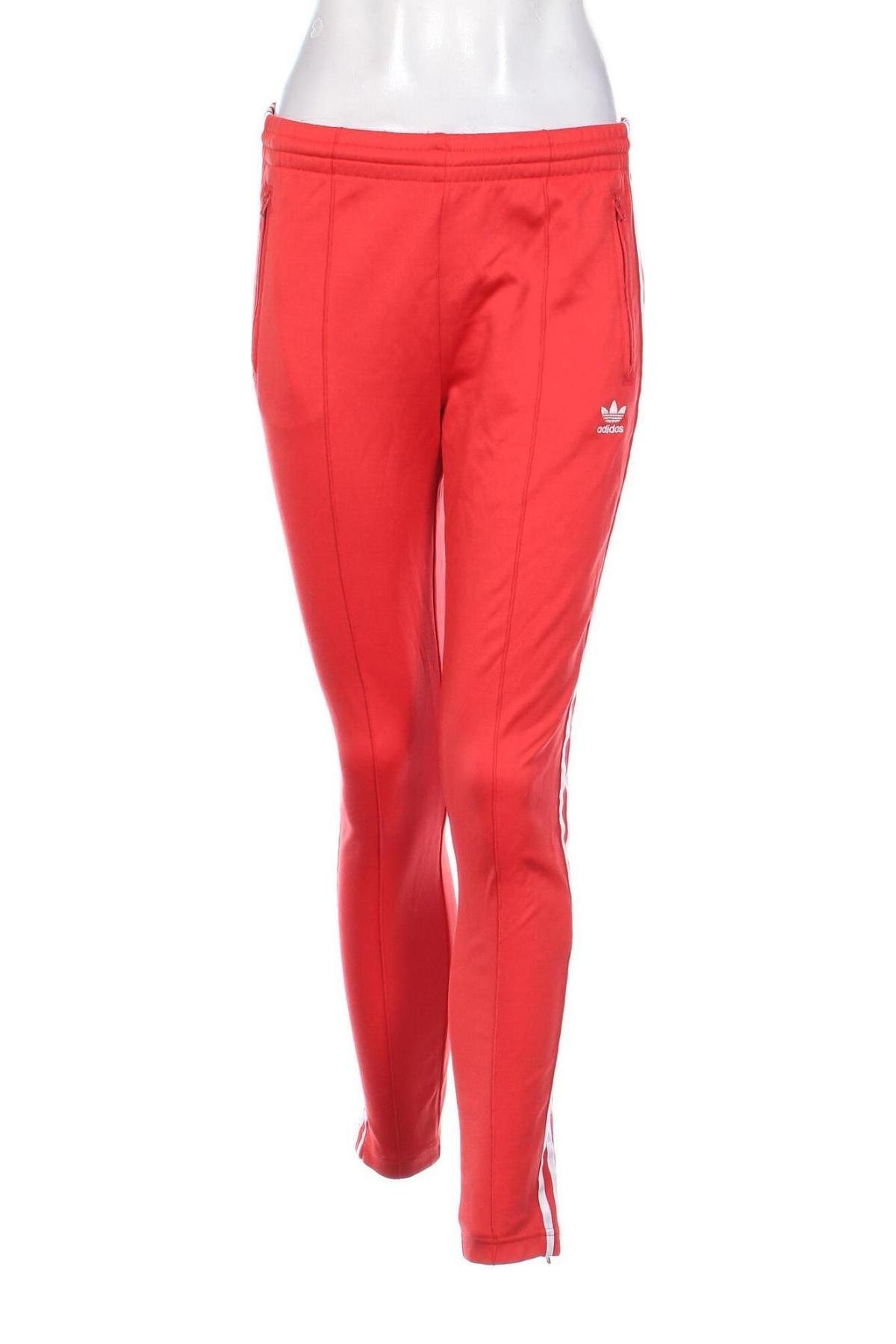 Pantaloni trening de femei Adidas Originals, Mărime S, Culoare Roșu, Preț 128,99 Lei