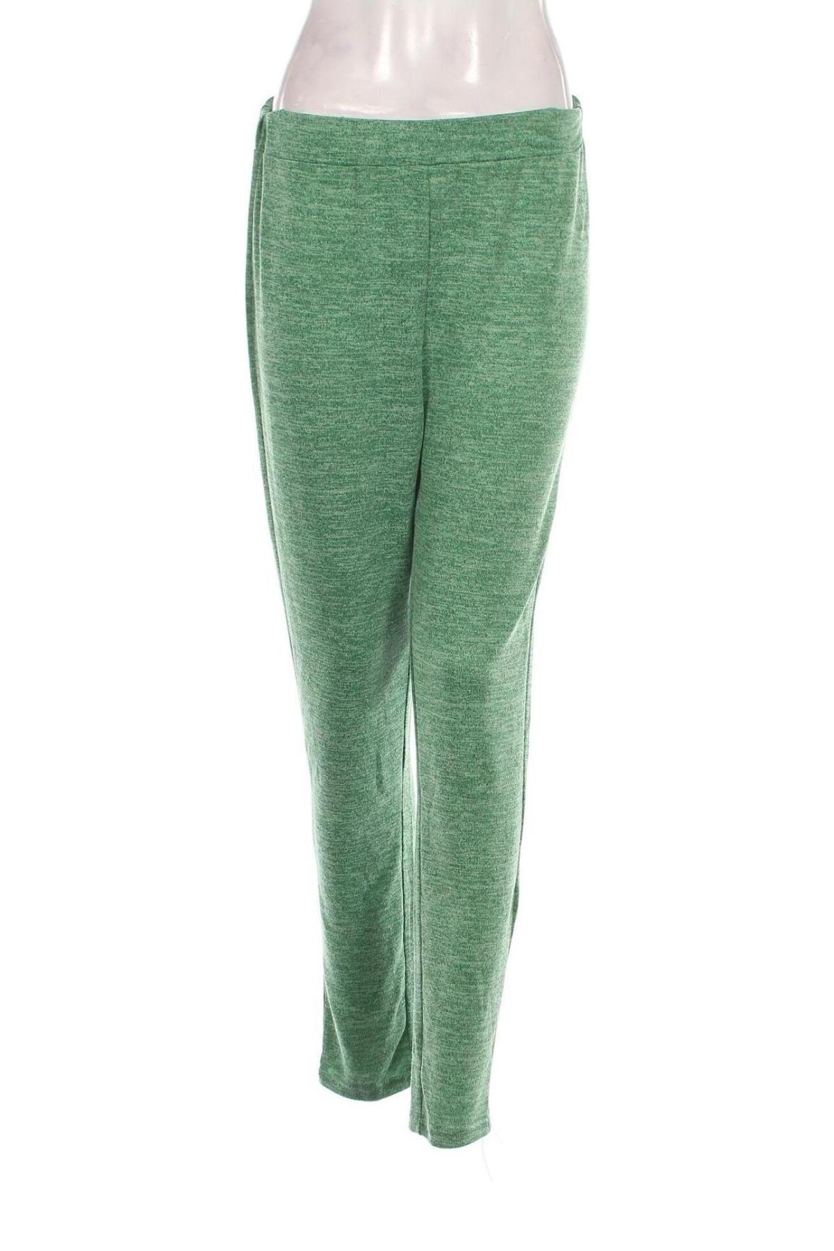 Pantaloni trening de femei MissLook, Mărime M, Culoare Verde, Preț 48,99 Lei