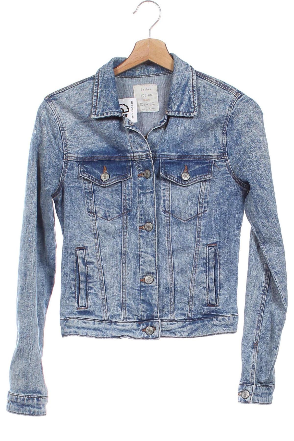 Damenjacke Bershka, Größe XS, Farbe Blau, Preis 11,99 €