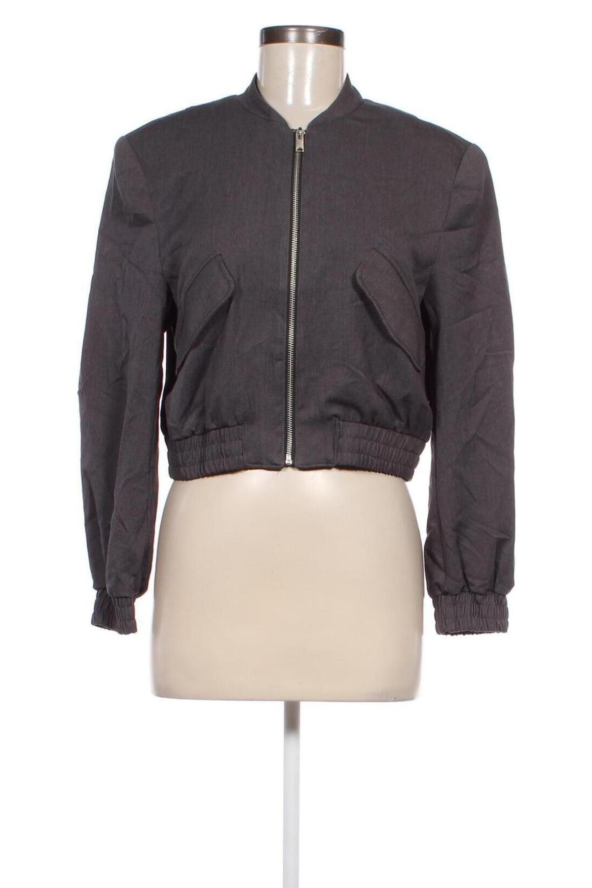 Damenjacke Bershka, Größe XS, Farbe Grau, Preis 15,99 €