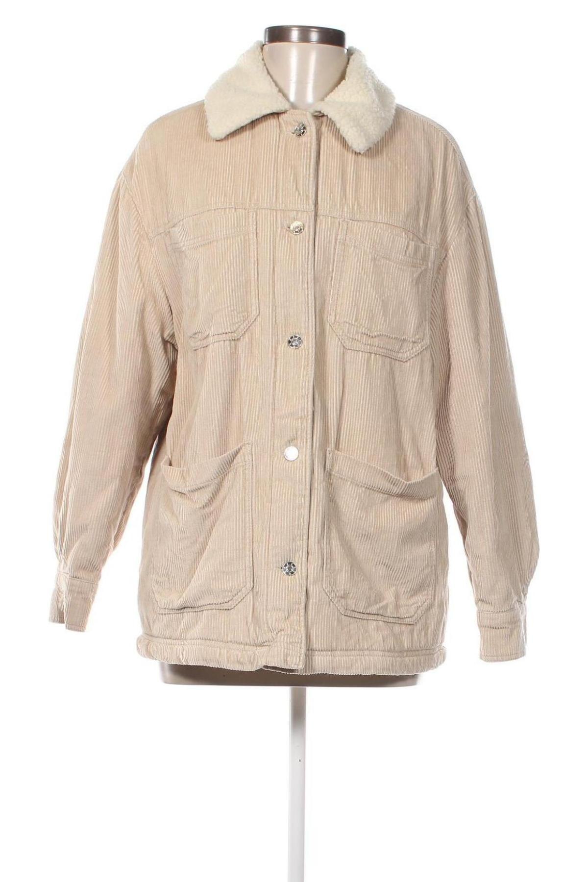 Damenjacke Bershka, Größe S, Farbe Beige, Preis € 20,99