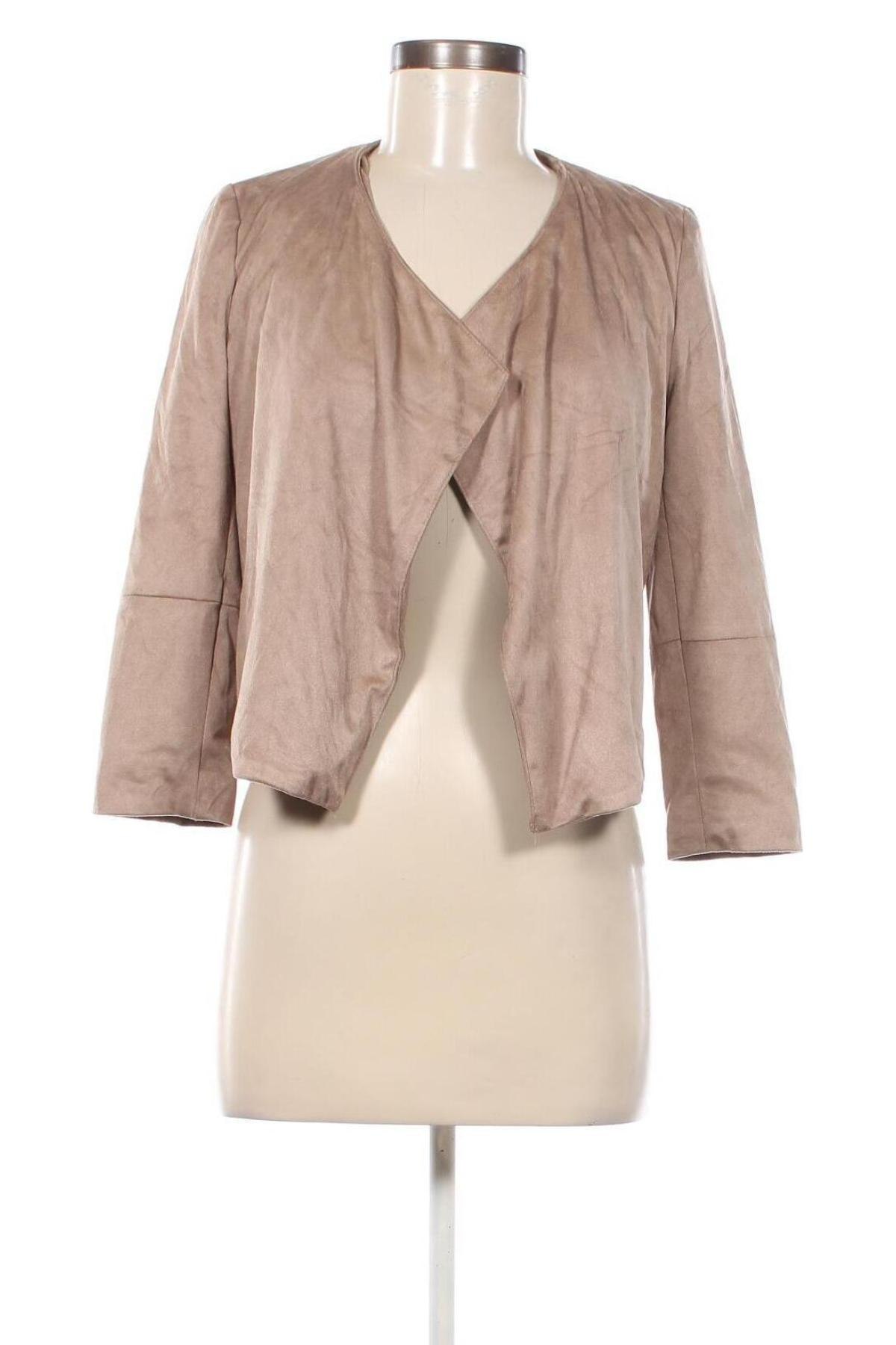 Damenjacke Bershka, Größe S, Farbe Beige, Preis 13,99 €