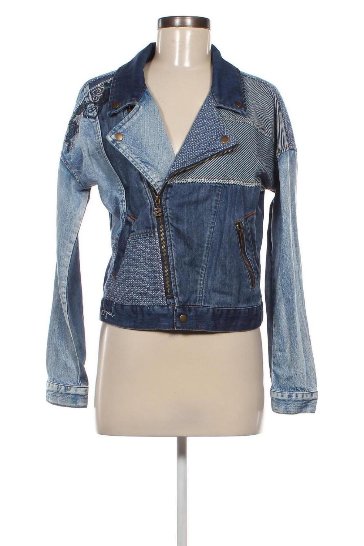 Damenjacke Desigual, Größe S, Farbe Blau, Preis € 89,32