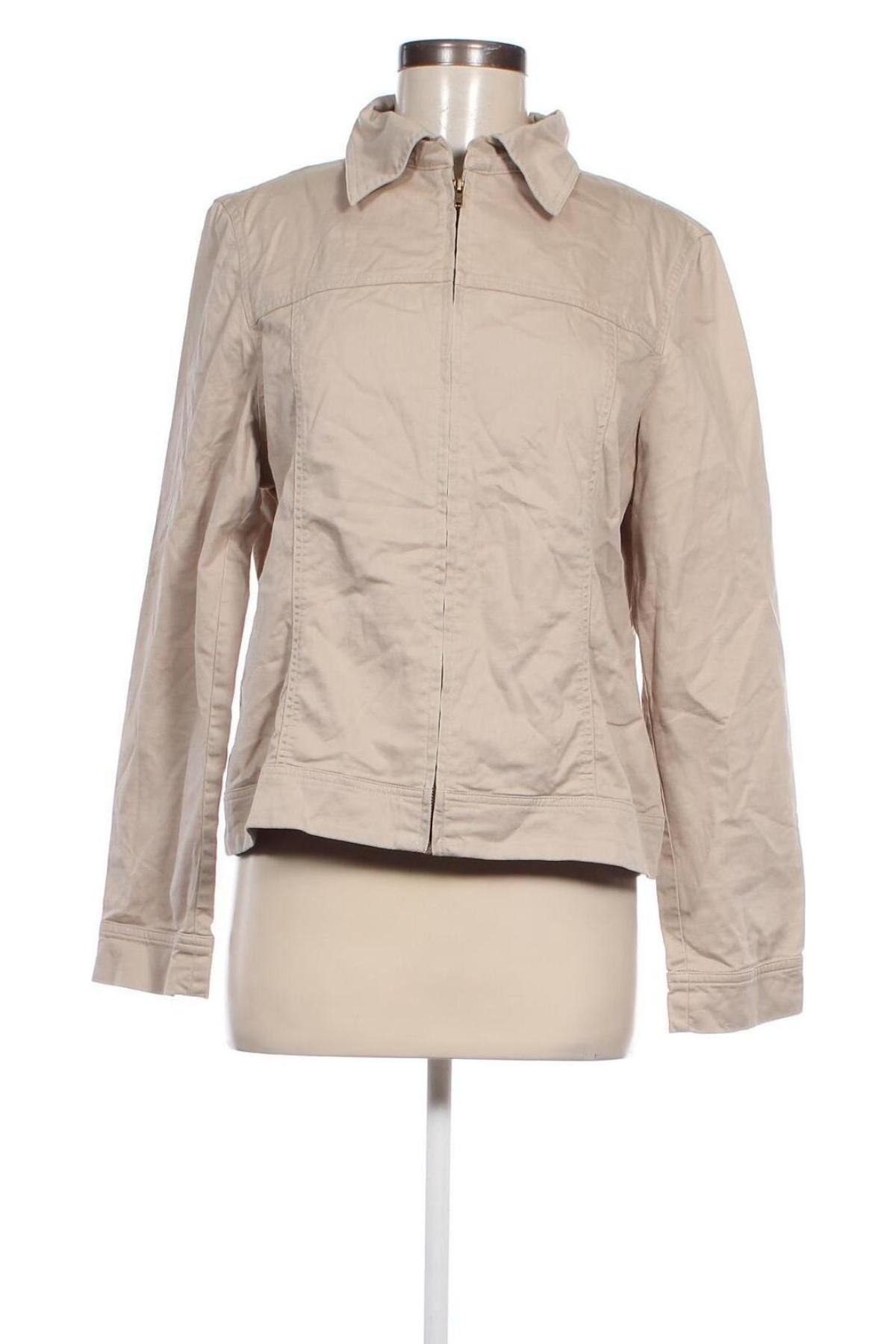 Damenjacke Popin, Größe L, Farbe Beige, Preis € 13,99