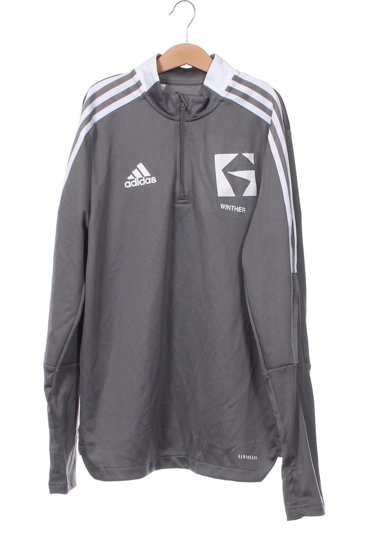 Kinder Shirt Adidas, Größe 12-13y/ 158-164 cm, Farbe Grau, Preis € 29,99