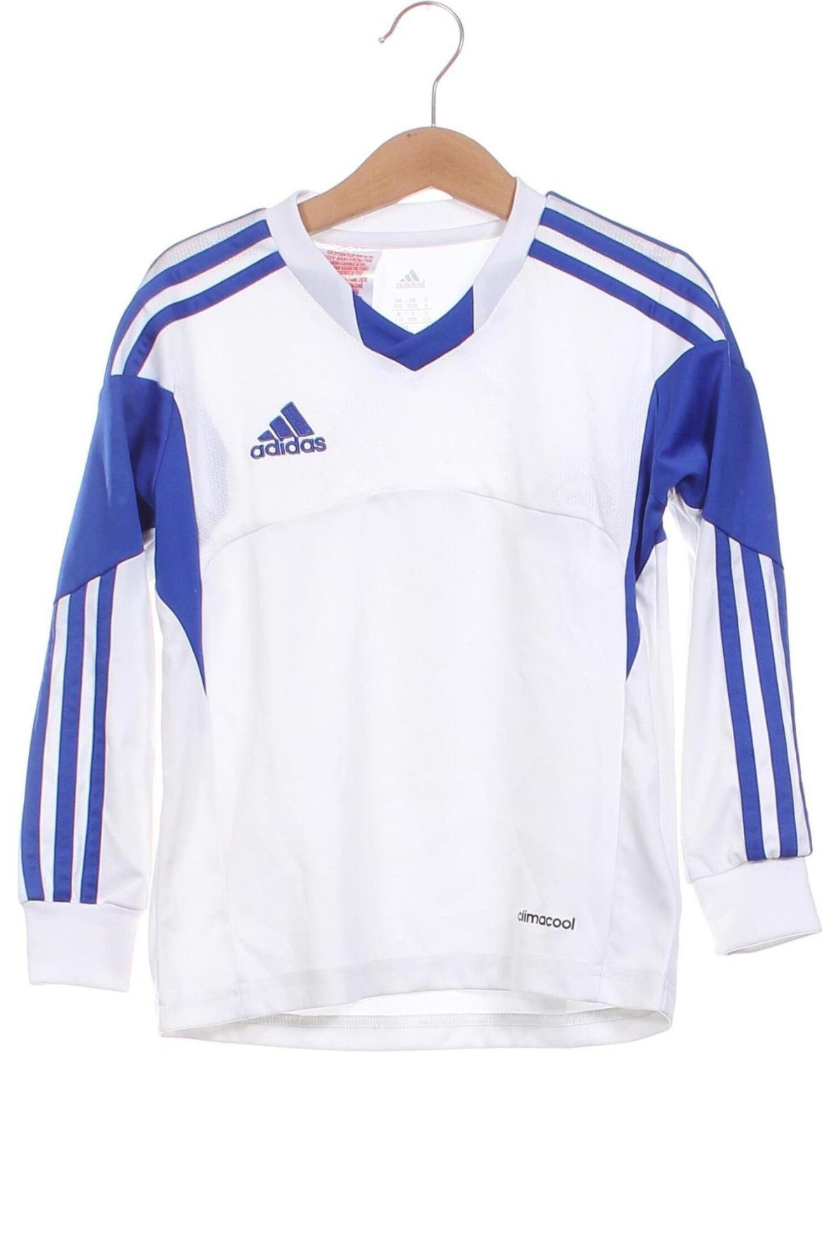 Παιδική μπλούζα Adidas, Μέγεθος 4-5y/ 110-116 εκ., Χρώμα Λευκό, Τιμή 10,00 €