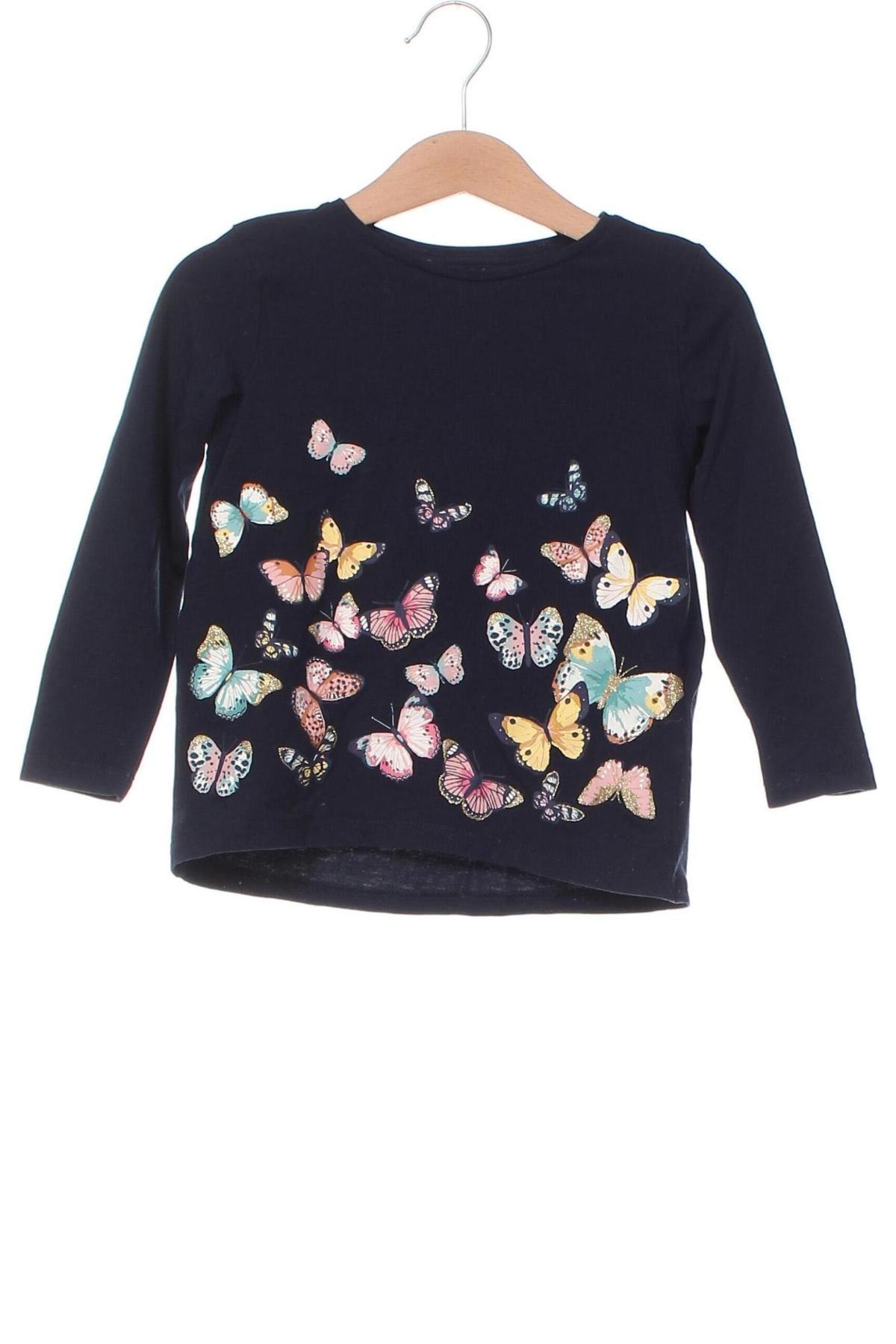 Detská blúzka  H&M, Veľkosť 2-3y/ 98-104 cm, Farba Modrá, Cena  3,95 €