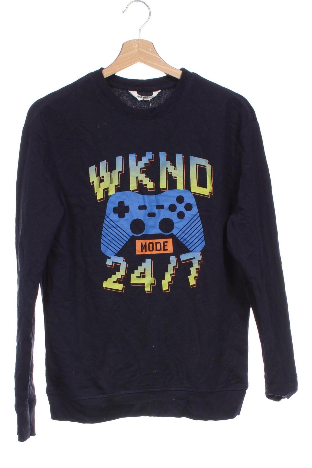 Kinder Shirt H&M, Größe 12-13y/ 158-164 cm, Farbe Blau, Preis 4,49 €