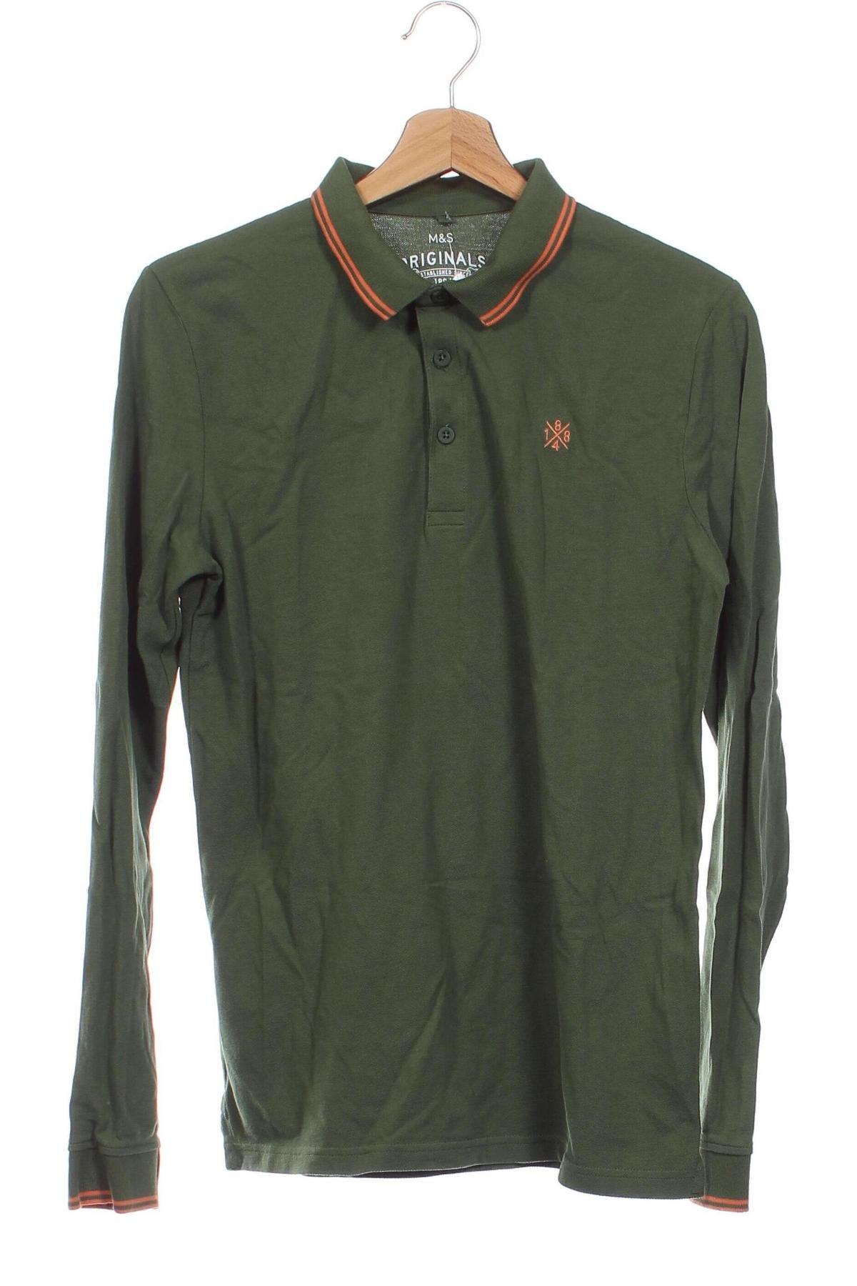 Kinder Shirt Marks & Spencer, Größe 13-14y/ 164-168 cm, Farbe Grün, Preis € 3,99