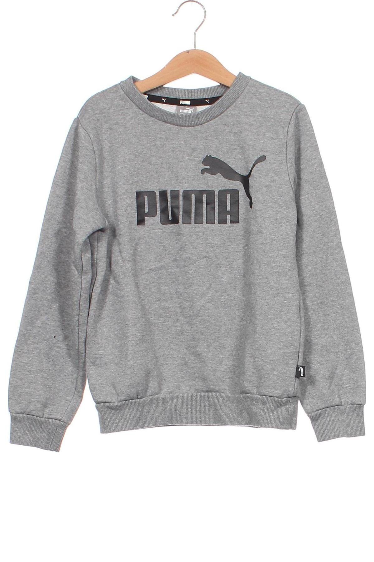 Kinder Shirt PUMA, Größe 9-10y/ 140-146 cm, Farbe Grau, Preis 20,49 €