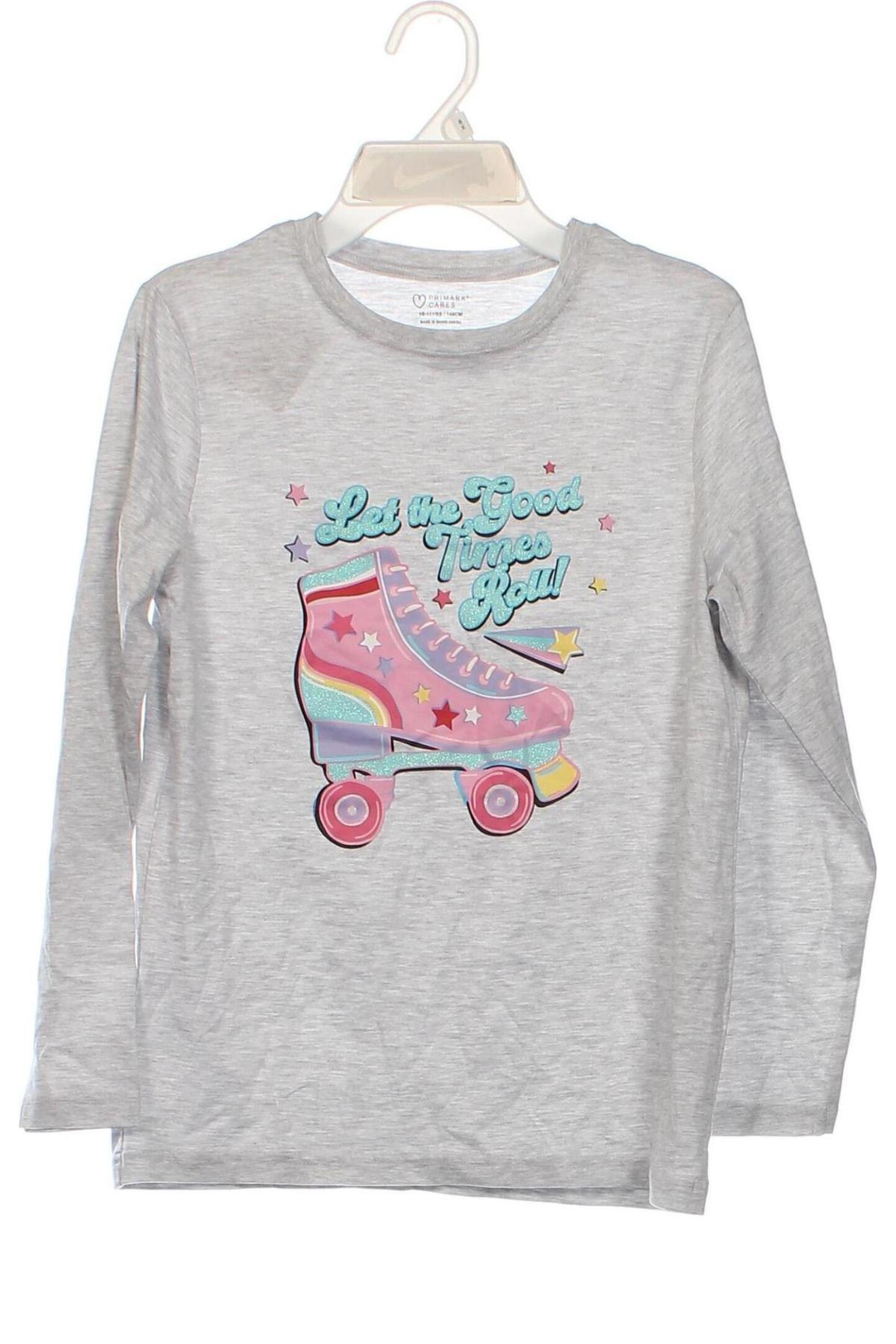 Kinder Shirt Primark, Größe 10-11y/ 146-152 cm, Farbe Grau, Preis 3,99 €