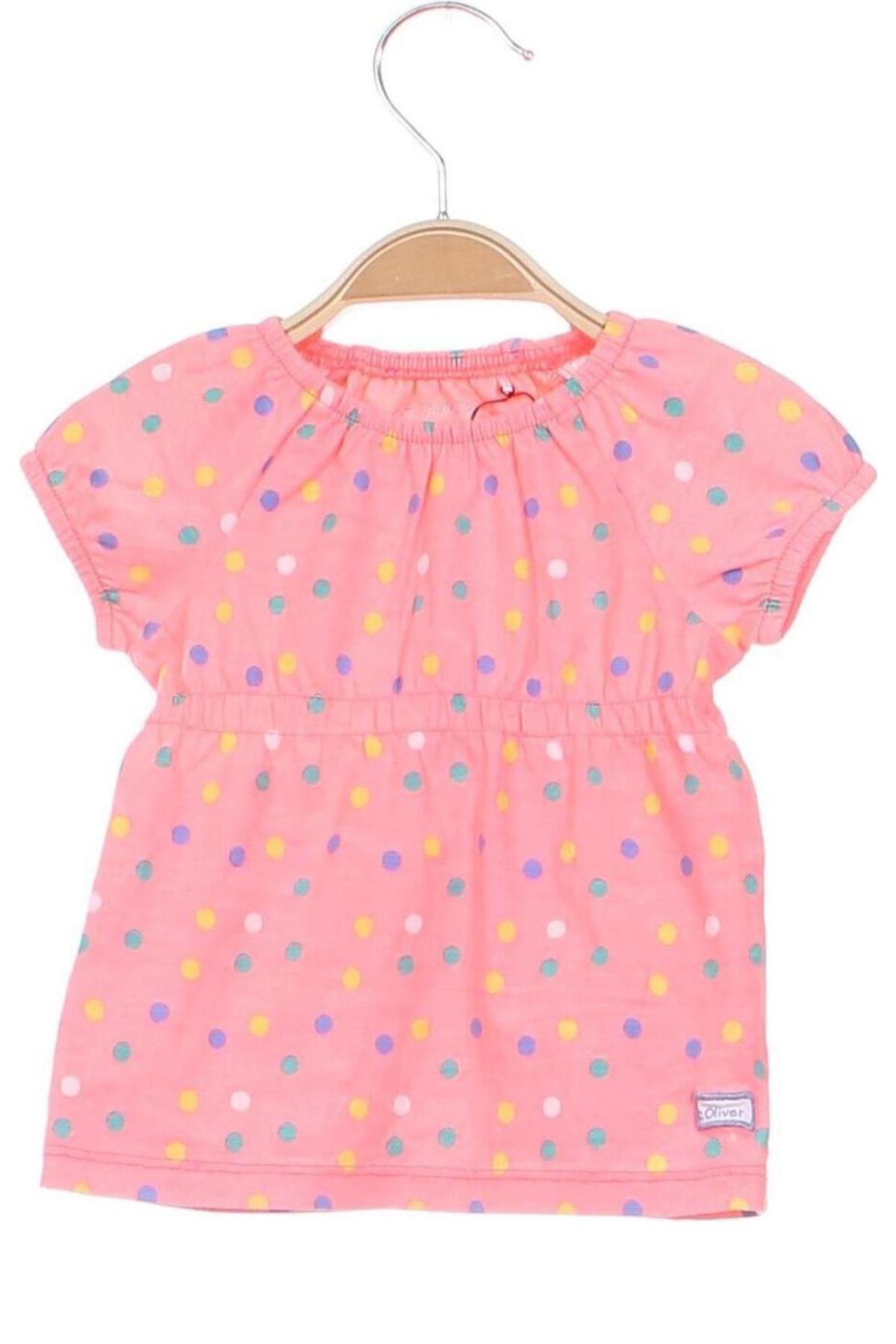 Kinder Shirt S.Oliver, Größe 1-2m/ 50-56 cm, Farbe Rosa, Preis 6,49 €