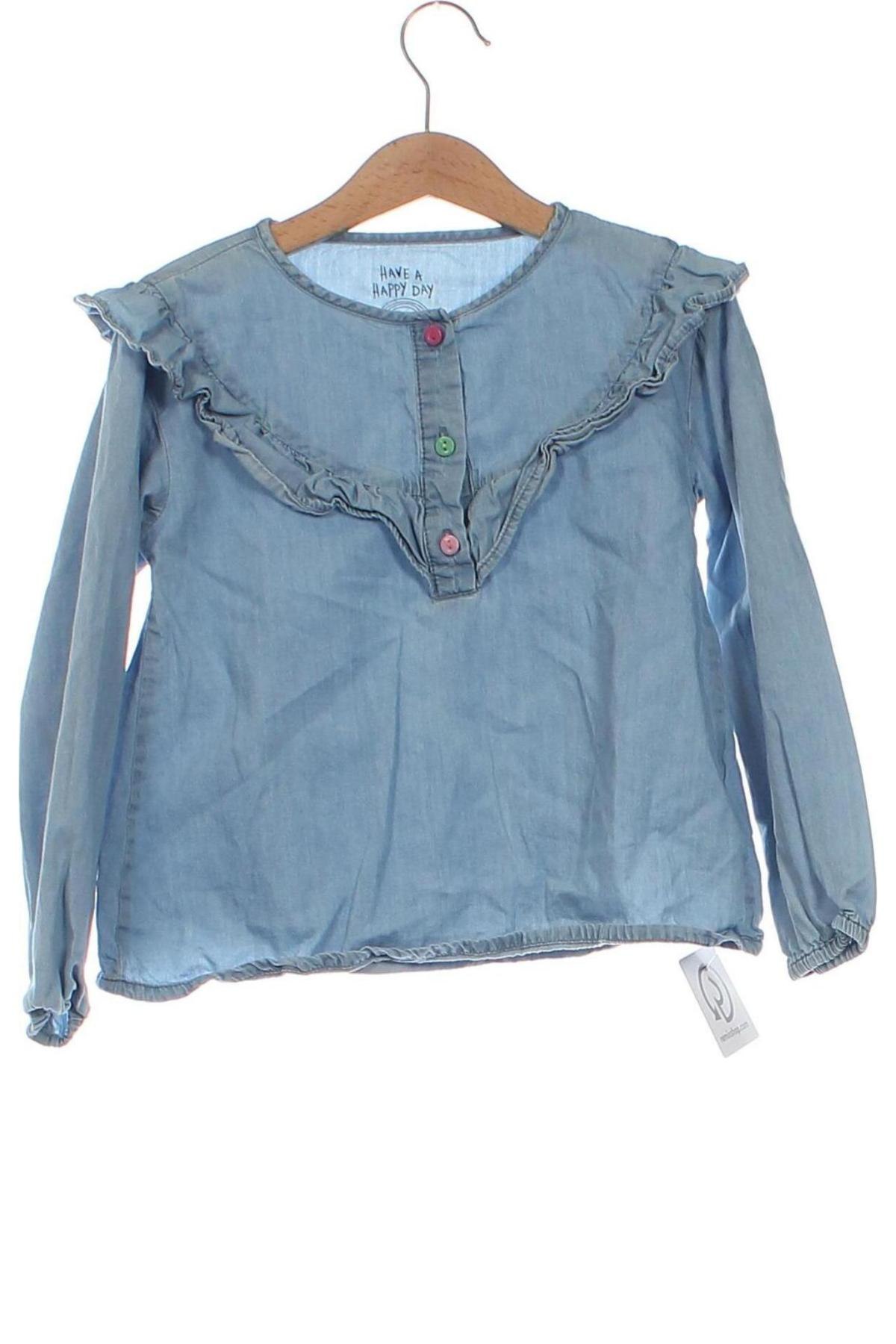 Kinder Shirt TCM, Größe 4-5y/ 110-116 cm, Farbe Blau, Preis € 3,99