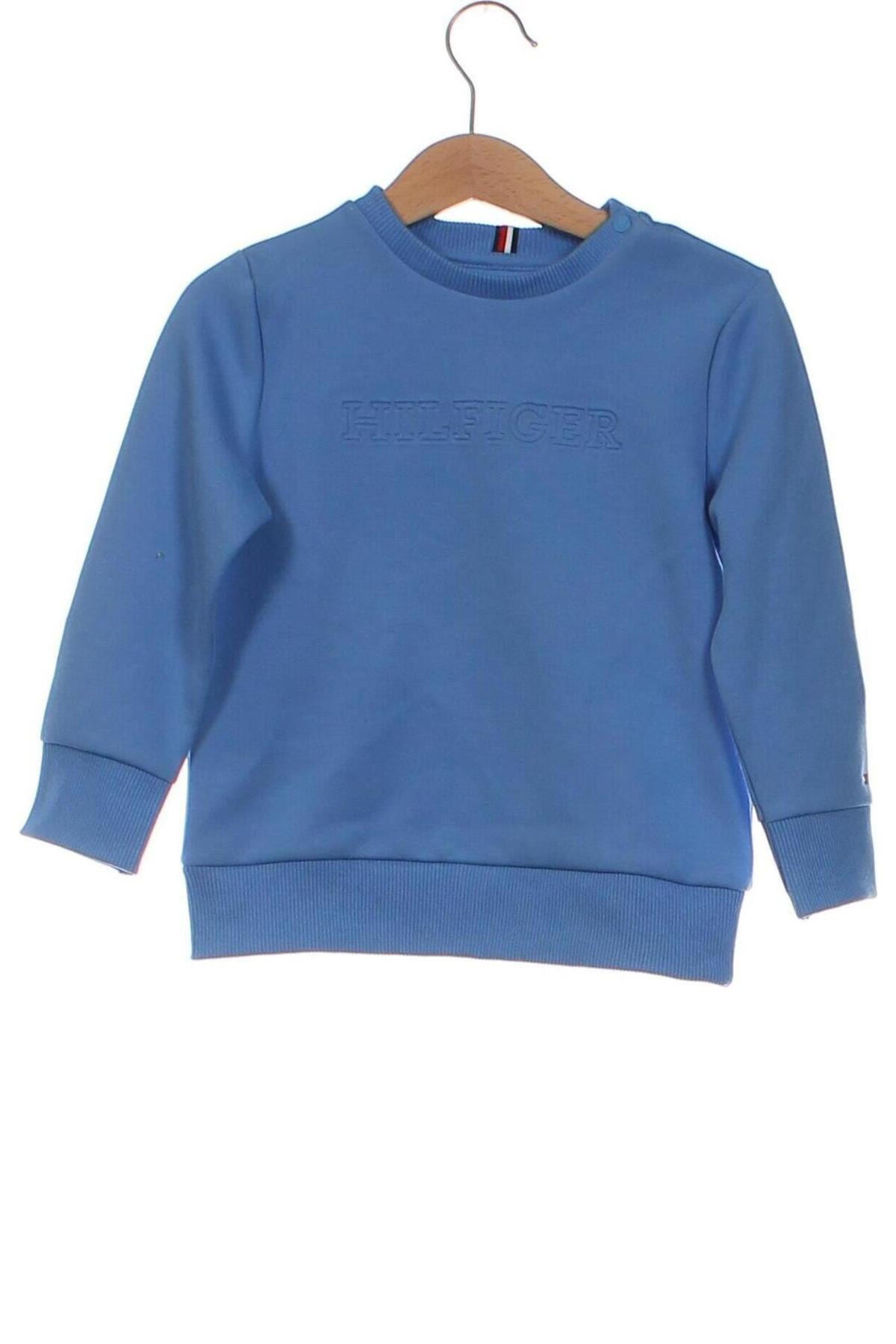 Kinder Shirt Tommy Hilfiger, Größe 18-24m/ 86-98 cm, Farbe Blau, Preis 45,99 €