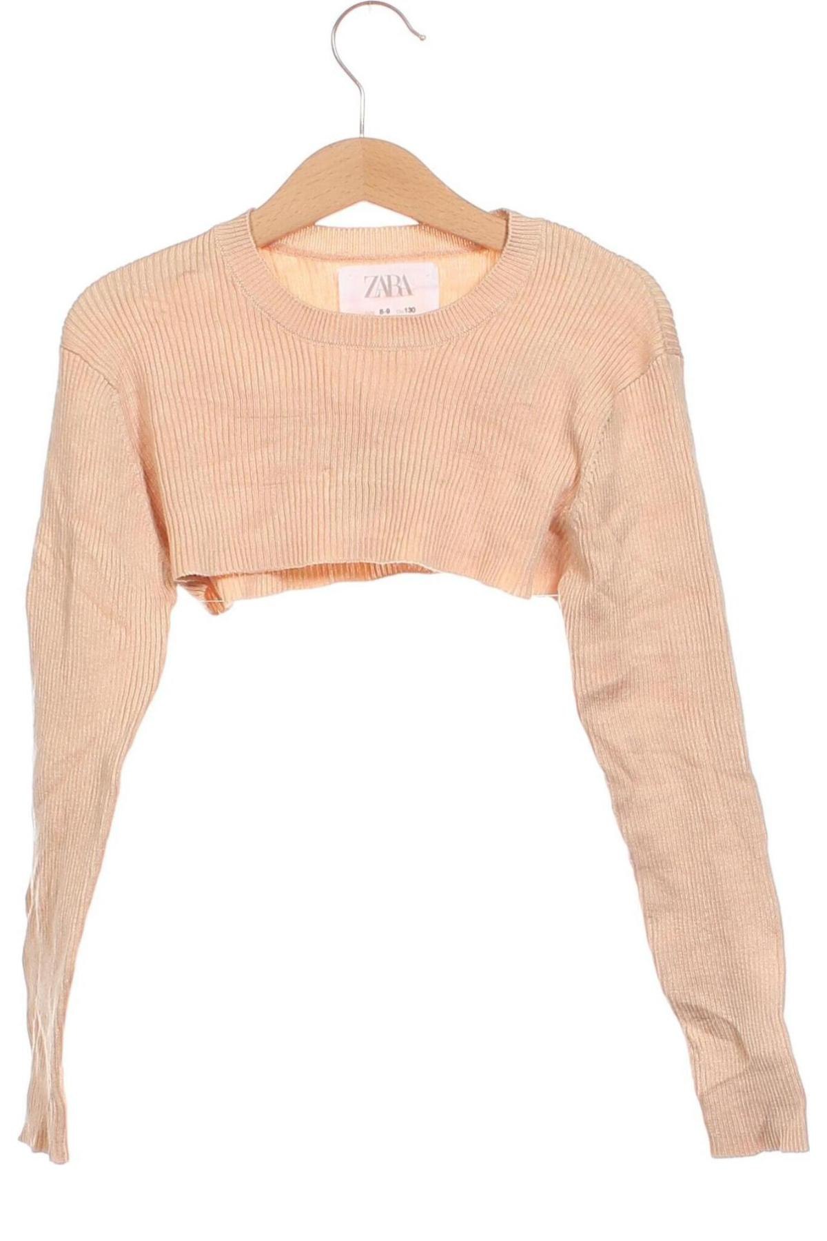 Kinder Shirt Zara, Größe 7-8y/ 128-134 cm, Farbe Beige, Preis € 5,49