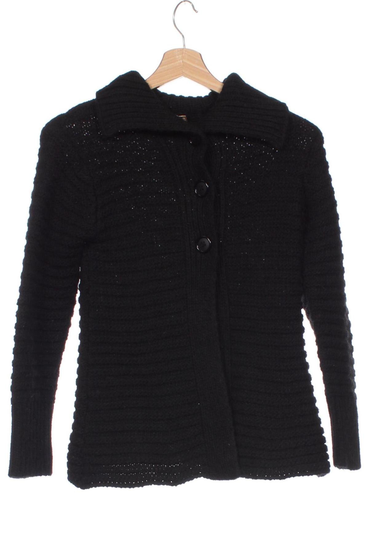 Kinder Strickjacke Conbipel, Größe 7-8y/ 128-134 cm, Farbe Schwarz, Preis 12,99 €