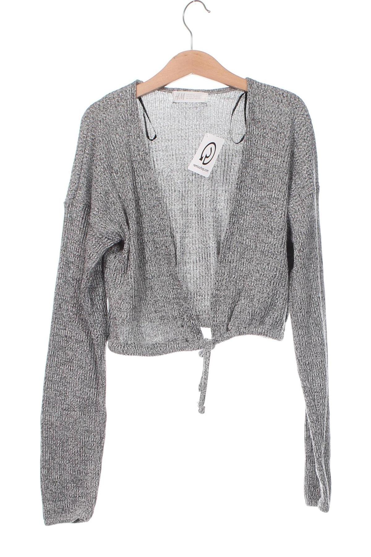 Detský kardigán H&M, Veľkosť 8-9y/ 134-140 cm, Farba Sivá, Cena  9,95 €