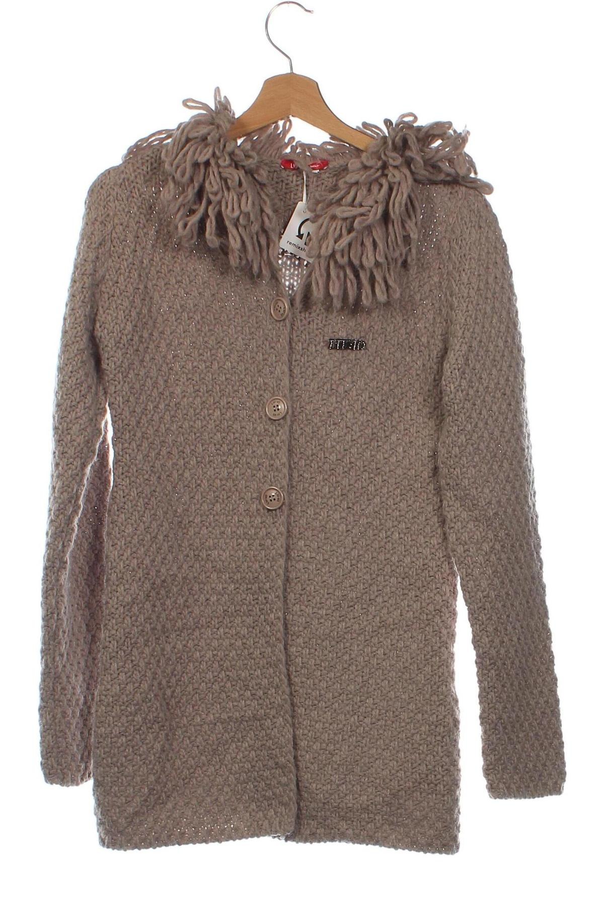 Kinder Strickjacke Liu Jo, Größe 12-13y/ 158-164 cm, Farbe Beige, Preis 40,49 €