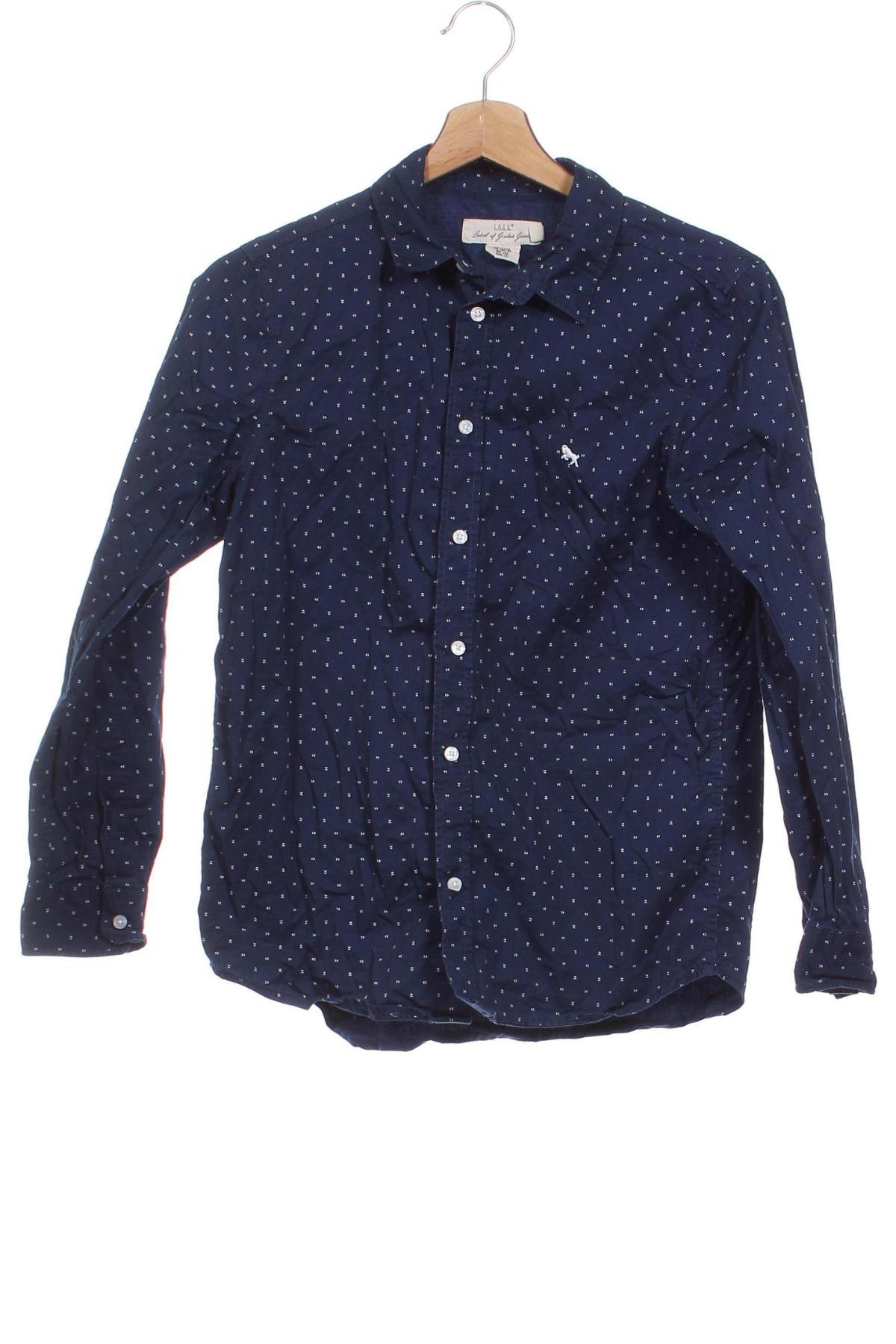 Kinderhemd H&M L.O.G.G., Größe 12-13y/ 158-164 cm, Farbe Blau, Preis € 3,99