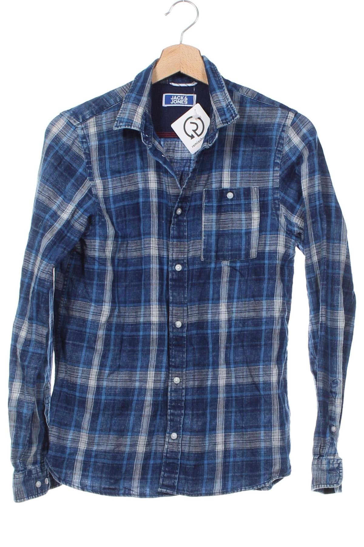 Dětská košile  Jack & Jones, Velikost 12-13y/ 158-164 cm, Barva Modrá, Cena  369,00 Kč