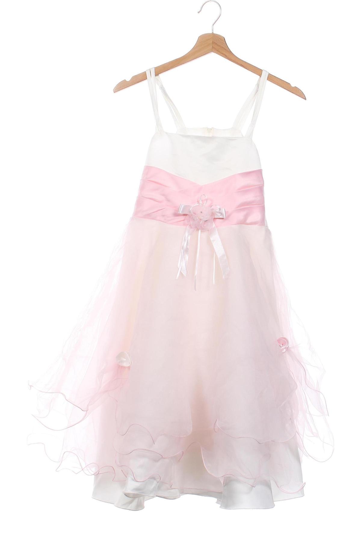 Kinderkleid, Größe 4-5y/ 110-116 cm, Farbe Weiß, Preis € 12,28