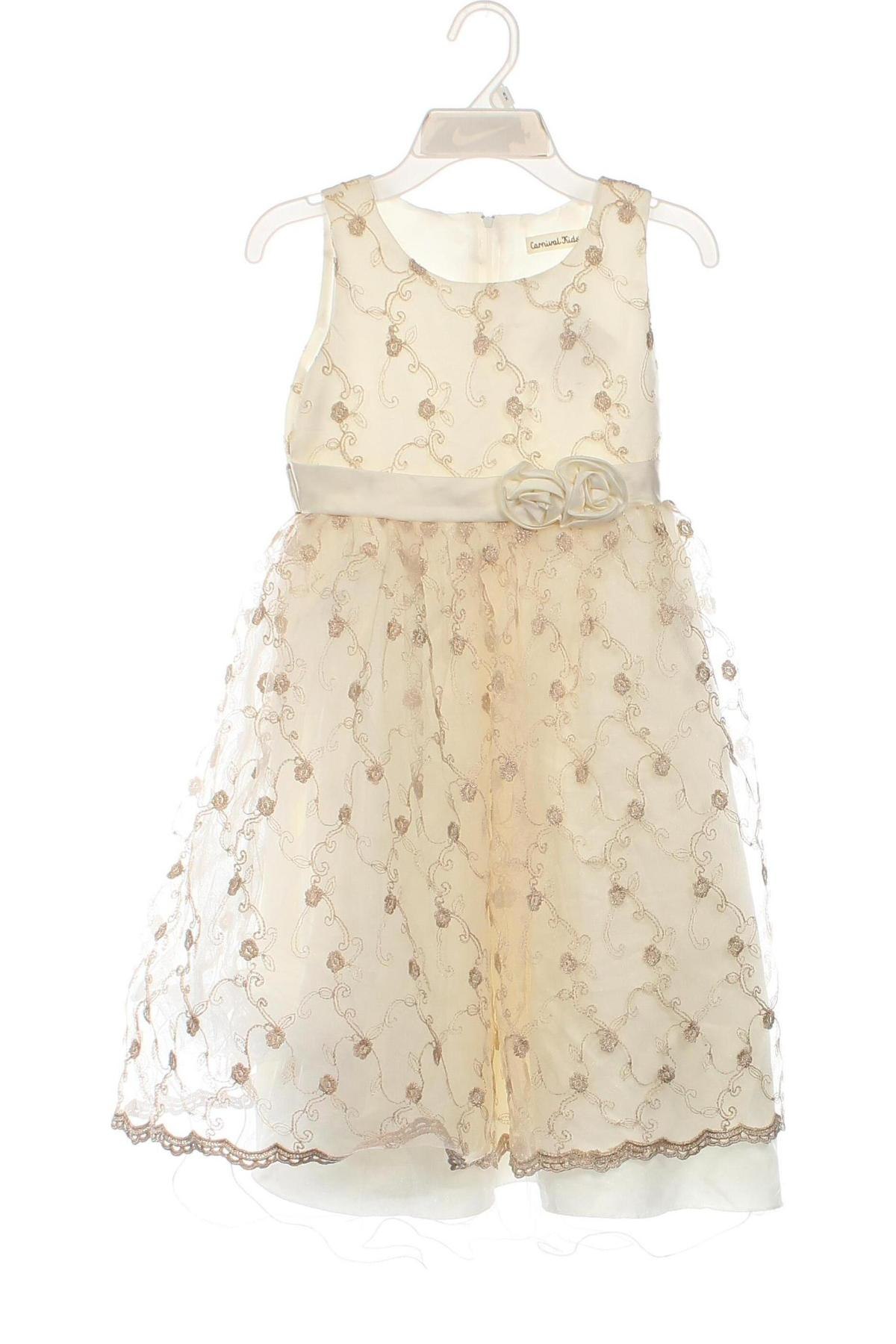 Kinderkleid Carnival Kids, Größe 7-8y/ 128-134 cm, Farbe Beige, Preis € 11,03