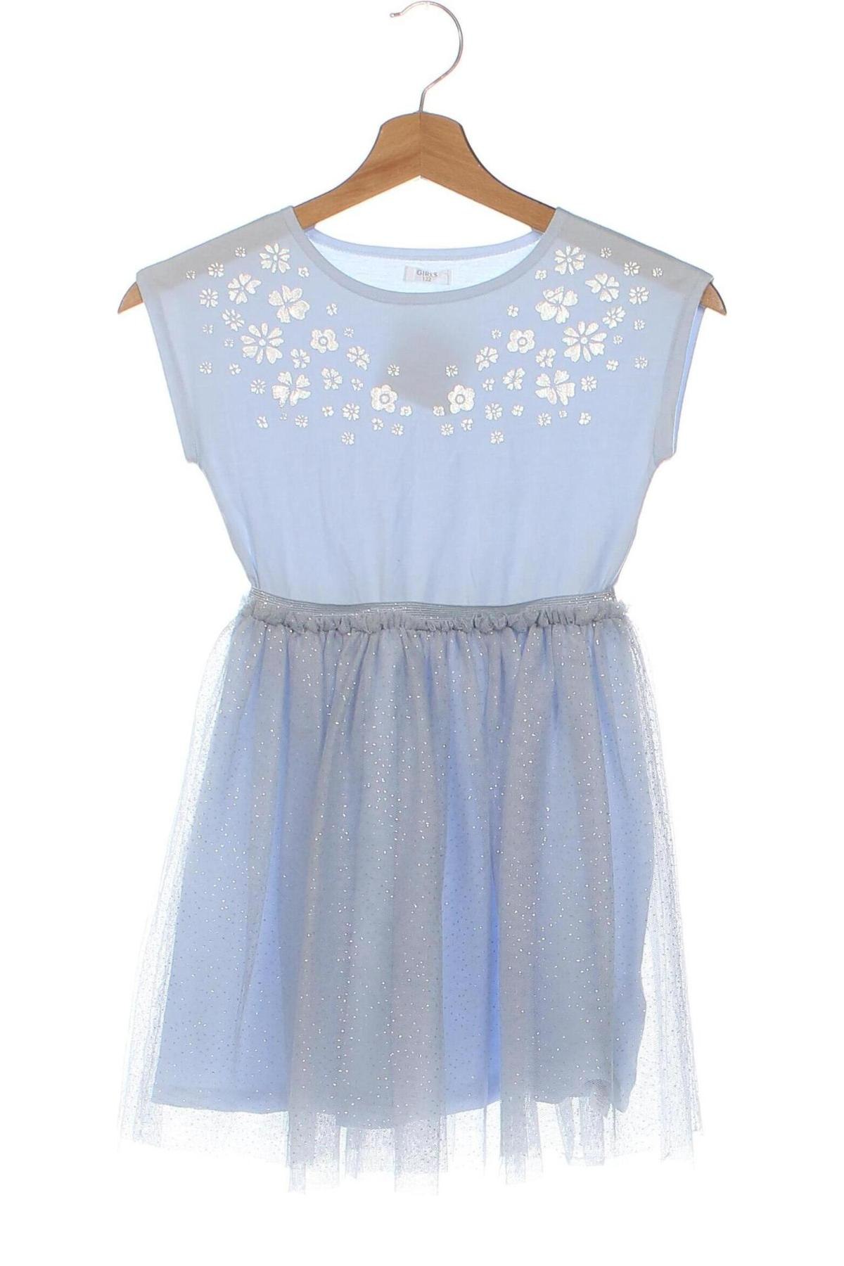 Kinderkleid Girls, Größe 6-7y/ 122-128 cm, Farbe Blau, Preis € 7,99