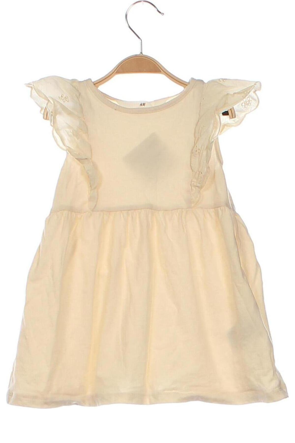 Kinderkleid H&M, Größe 18-24m/ 86-98 cm, Farbe Beige, Preis 7,99 €