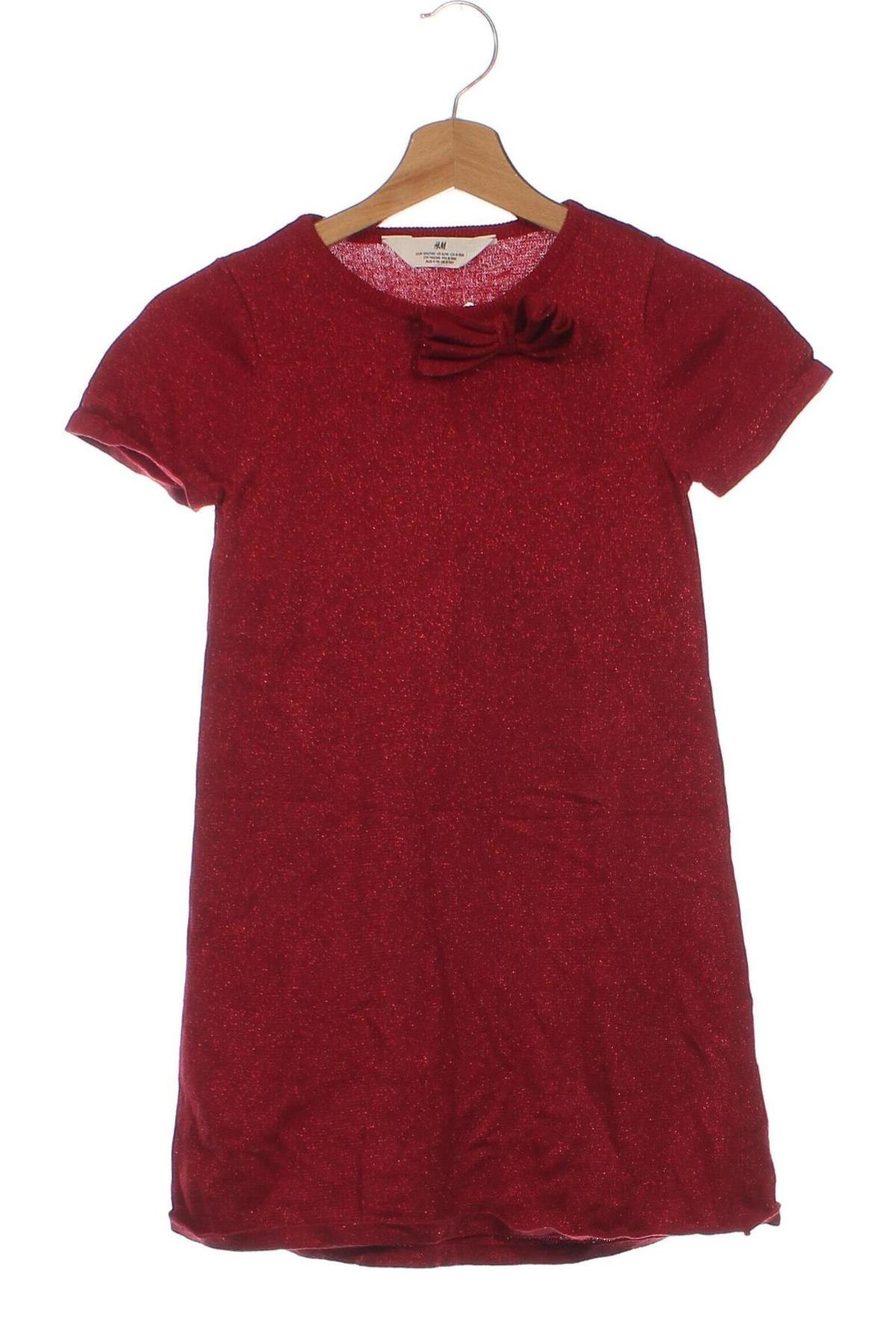 Kinderkleid H&M, Größe 8-9y/ 134-140 cm, Farbe Rot, Preis 8,99 €