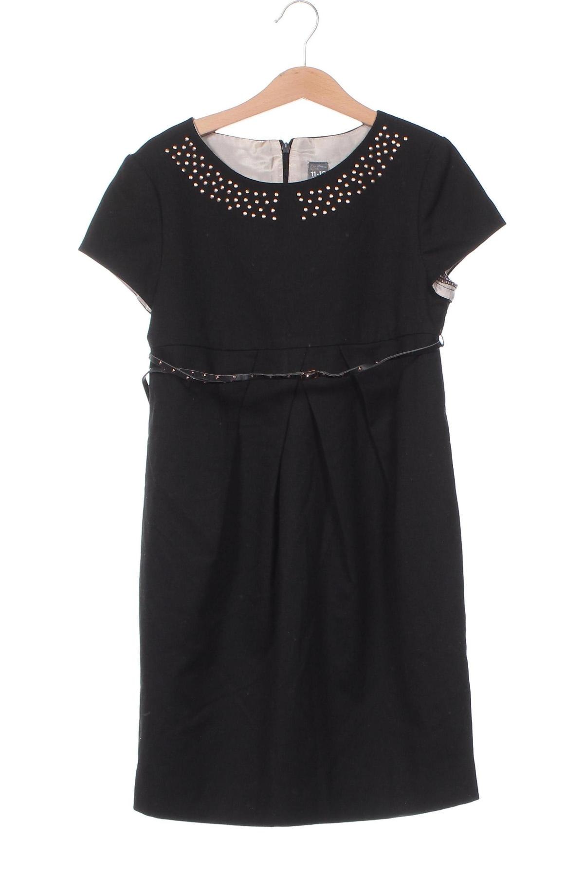 Rochie pentru copii Zara Kids, Mărime 10-11y/ 146-152 cm, Culoare Negru, Preț 36,99 Lei