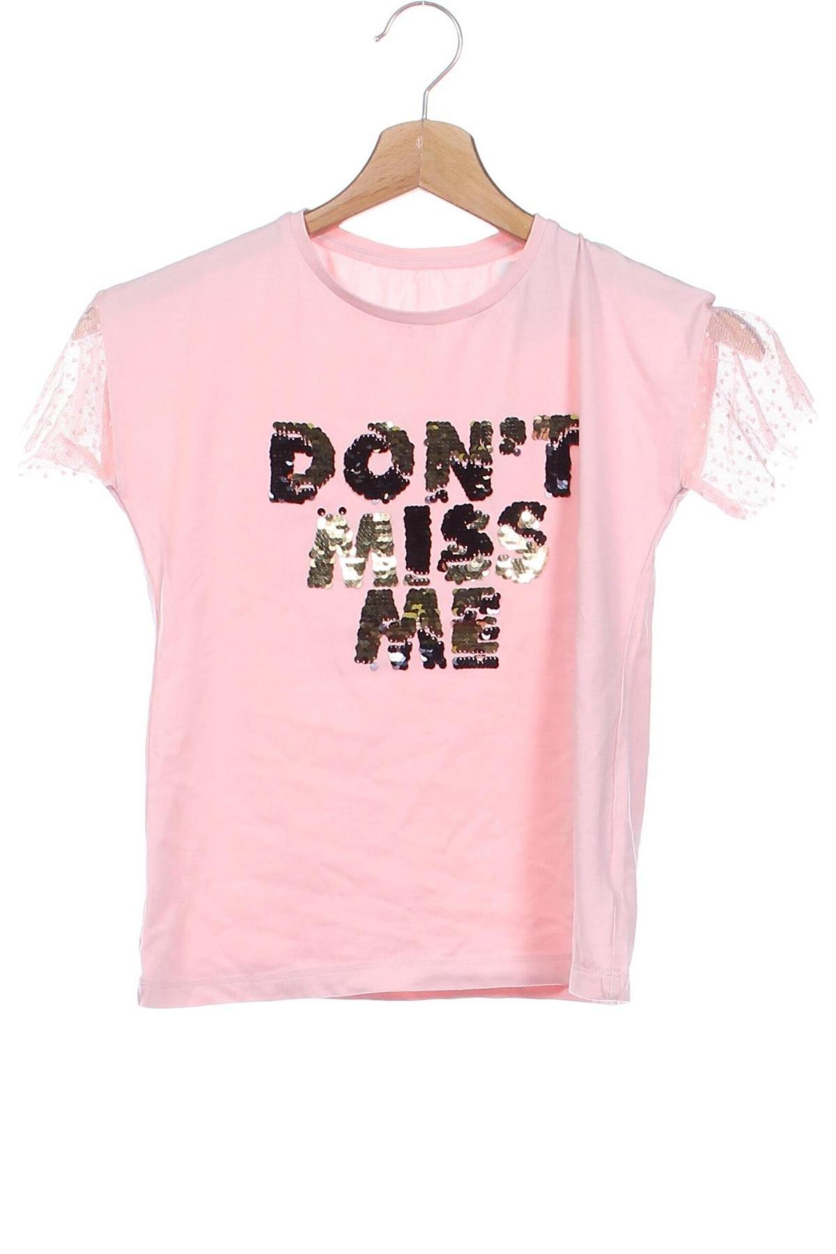 Kinder T-Shirt, Größe 11-12y/ 152-158 cm, Farbe Rosa, Preis 9,72 €