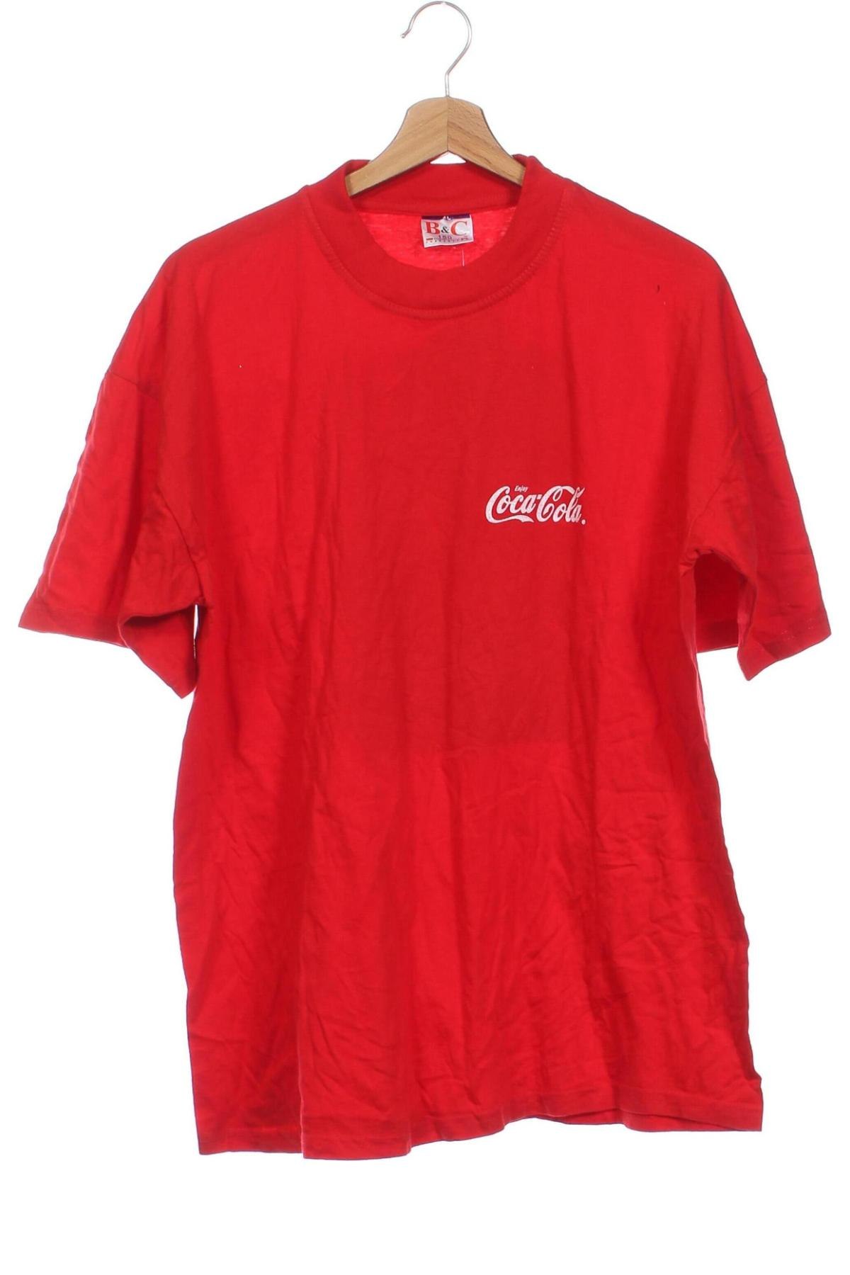 Kinder T-Shirt B&C Collection, Größe 10-11y/ 146-152 cm, Farbe Rot, Preis 3,99 €