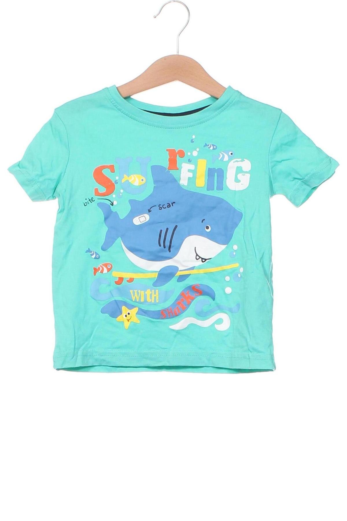 Kinder T-Shirt Kiki & Koko, Größe 18-24m/ 86-98 cm, Farbe Blau, Preis € 3,99