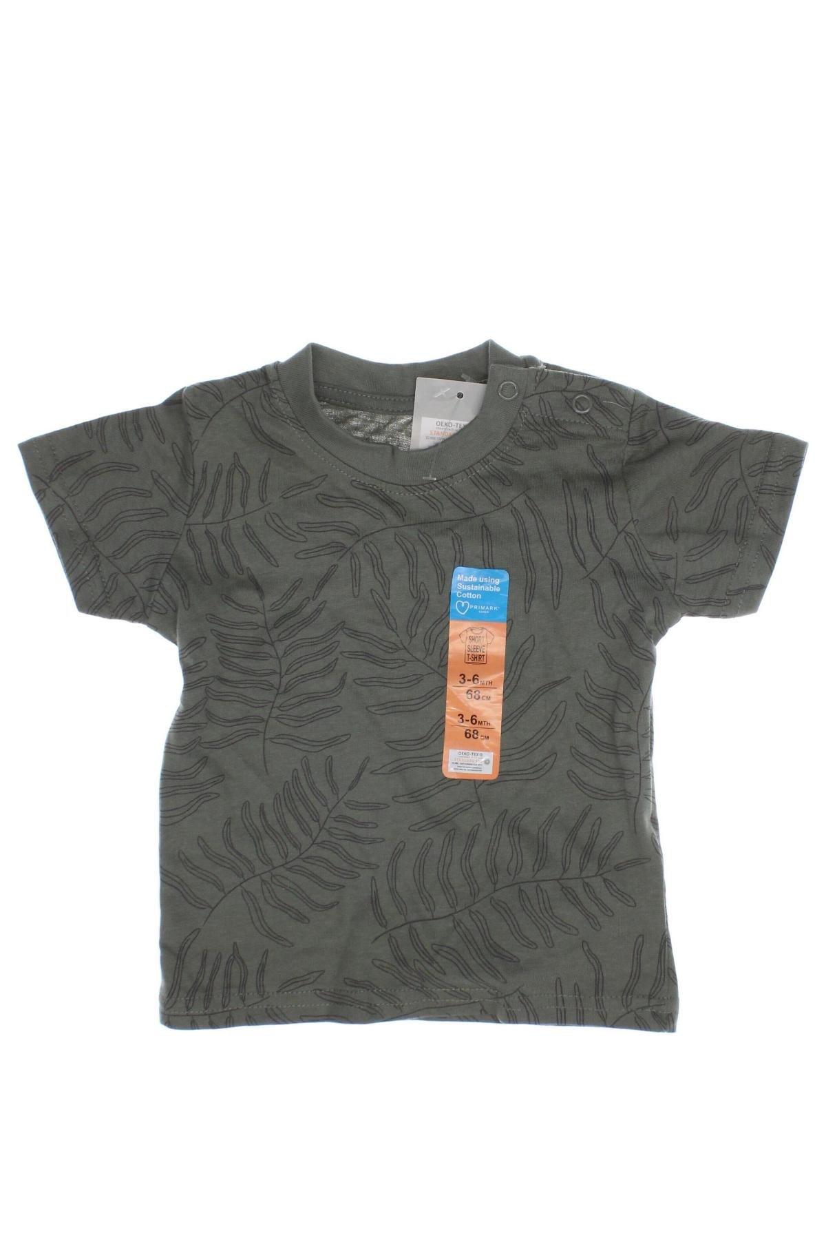 Dziecięcy T-shirt Primark, Rozmiar 6-9m/ 68-74 cm, Kolor Zielony, Cena 20,99 zł