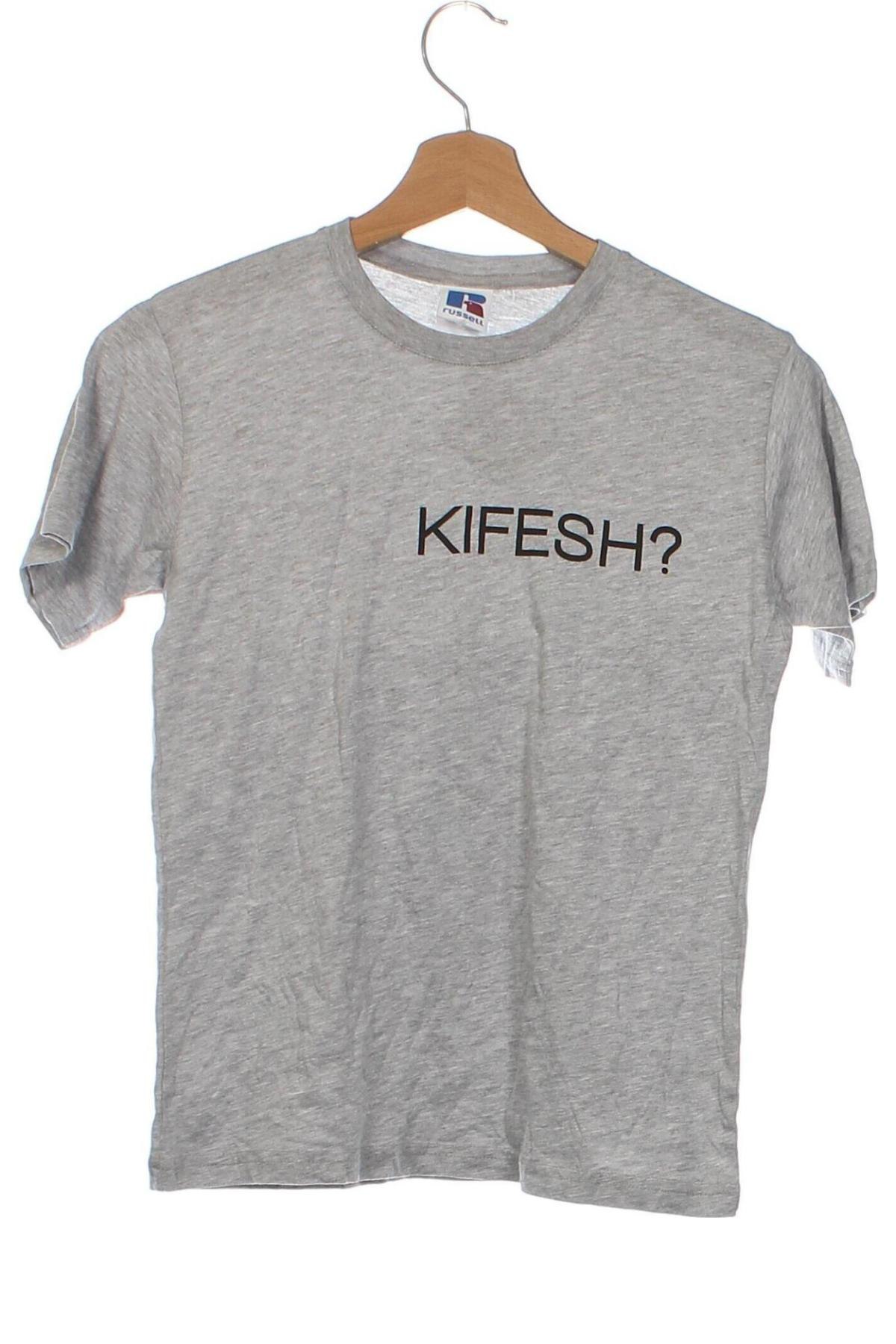 Kinder T-Shirt Russell, Größe 9-10y/ 140-146 cm, Farbe Grau, Preis € 5,99