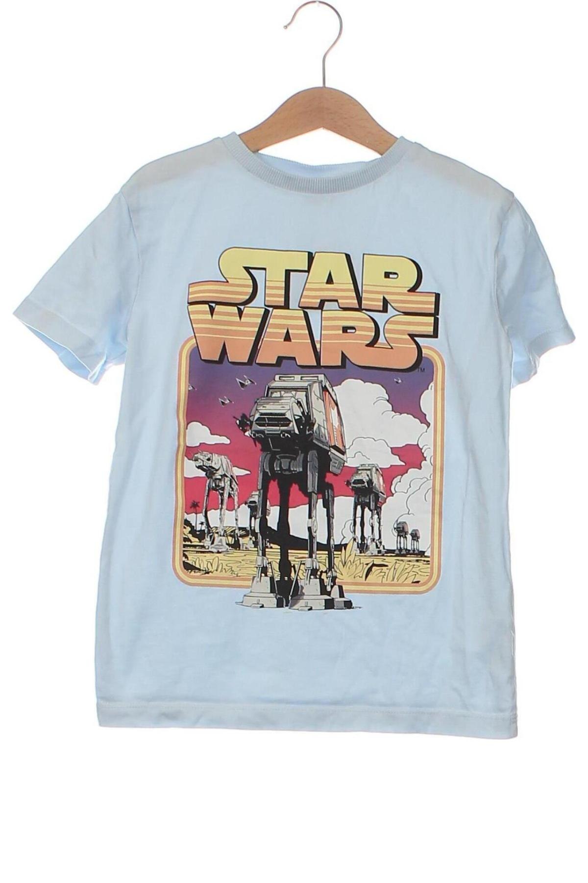 Παιδικό μπλουζάκι Star Wars, Μέγεθος 5-6y/ 116-122 εκ., Χρώμα Μπλέ, Τιμή 4,99 €