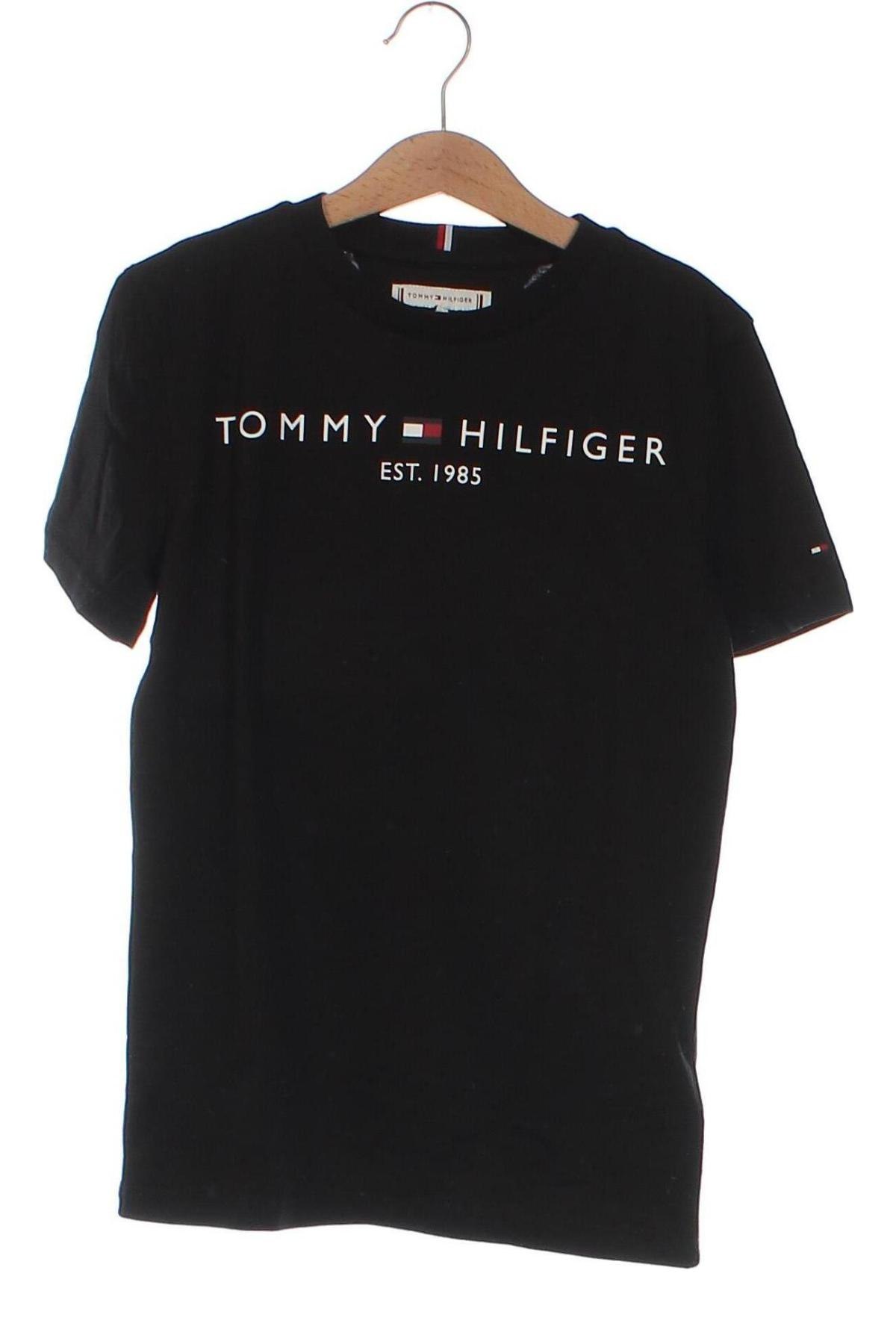 Gyerek póló Tommy Hilfiger, Méret 11-12y / 152-158 cm, Szín Fekete, Ár 8 799 Ft