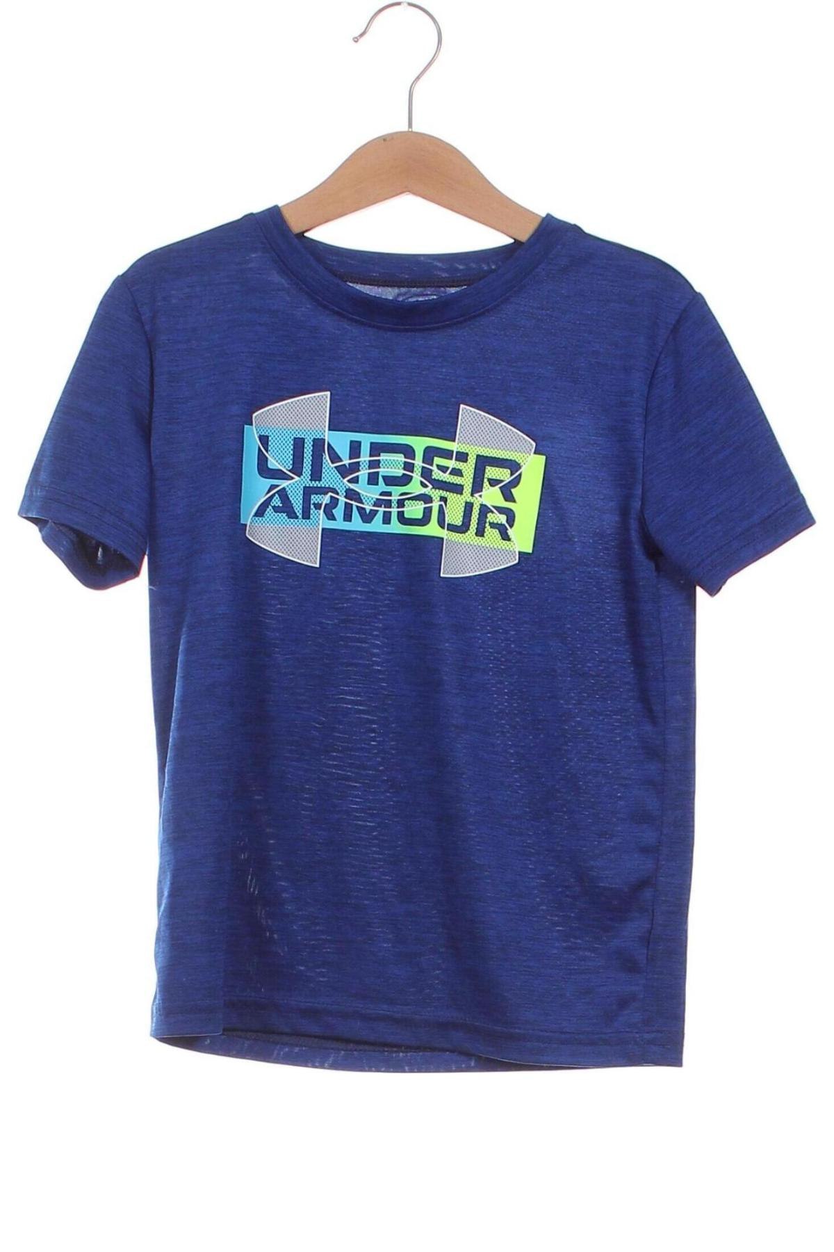 Детска тениска Under Armour, Размер 5-6y/ 116-122 см, Цвят Син, Цена 30,01 лв.