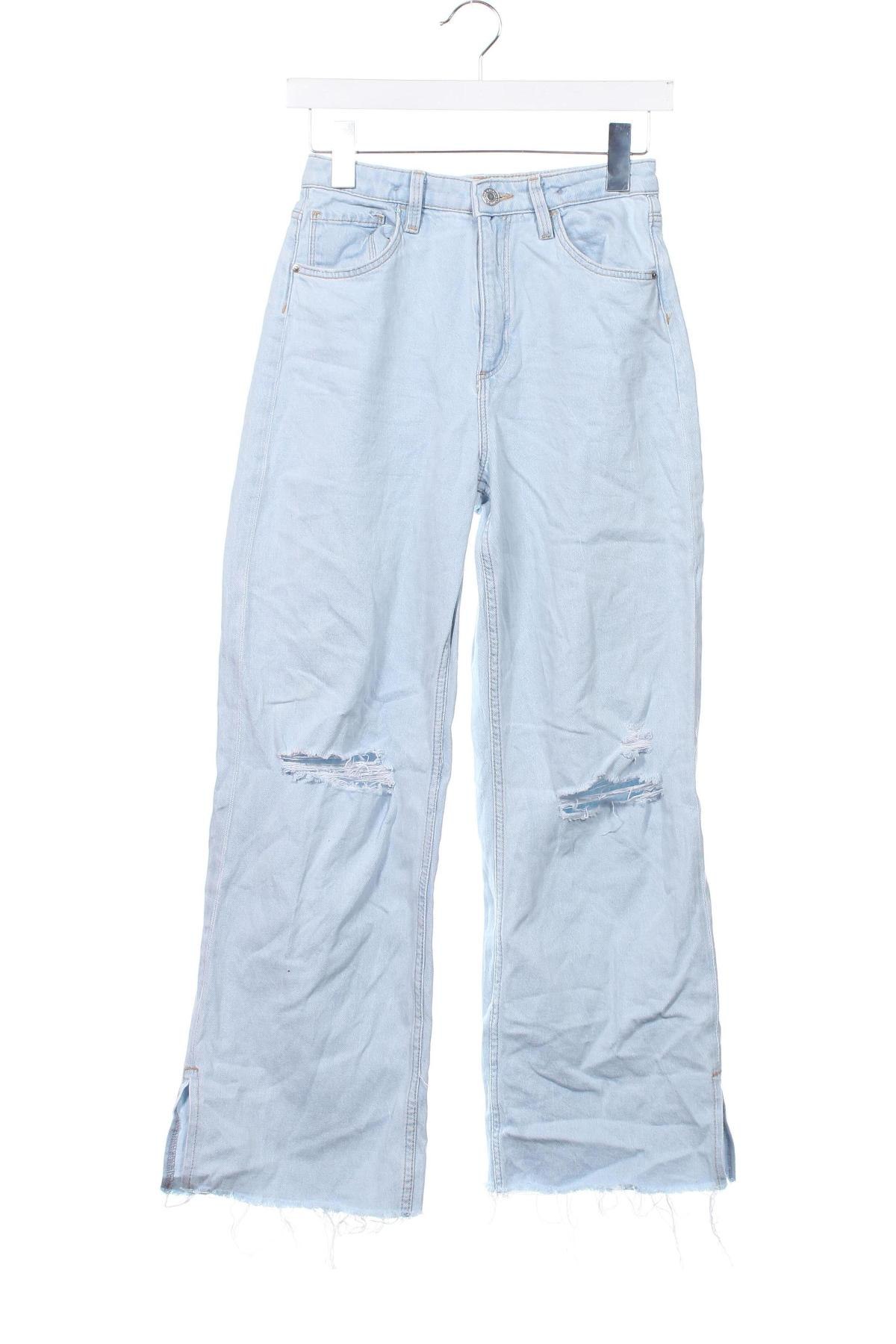 Dziecięce jeansy H&M, Rozmiar 11-12y/ 152-158 cm, Kolor Niebieski, Cena 41,99 zł