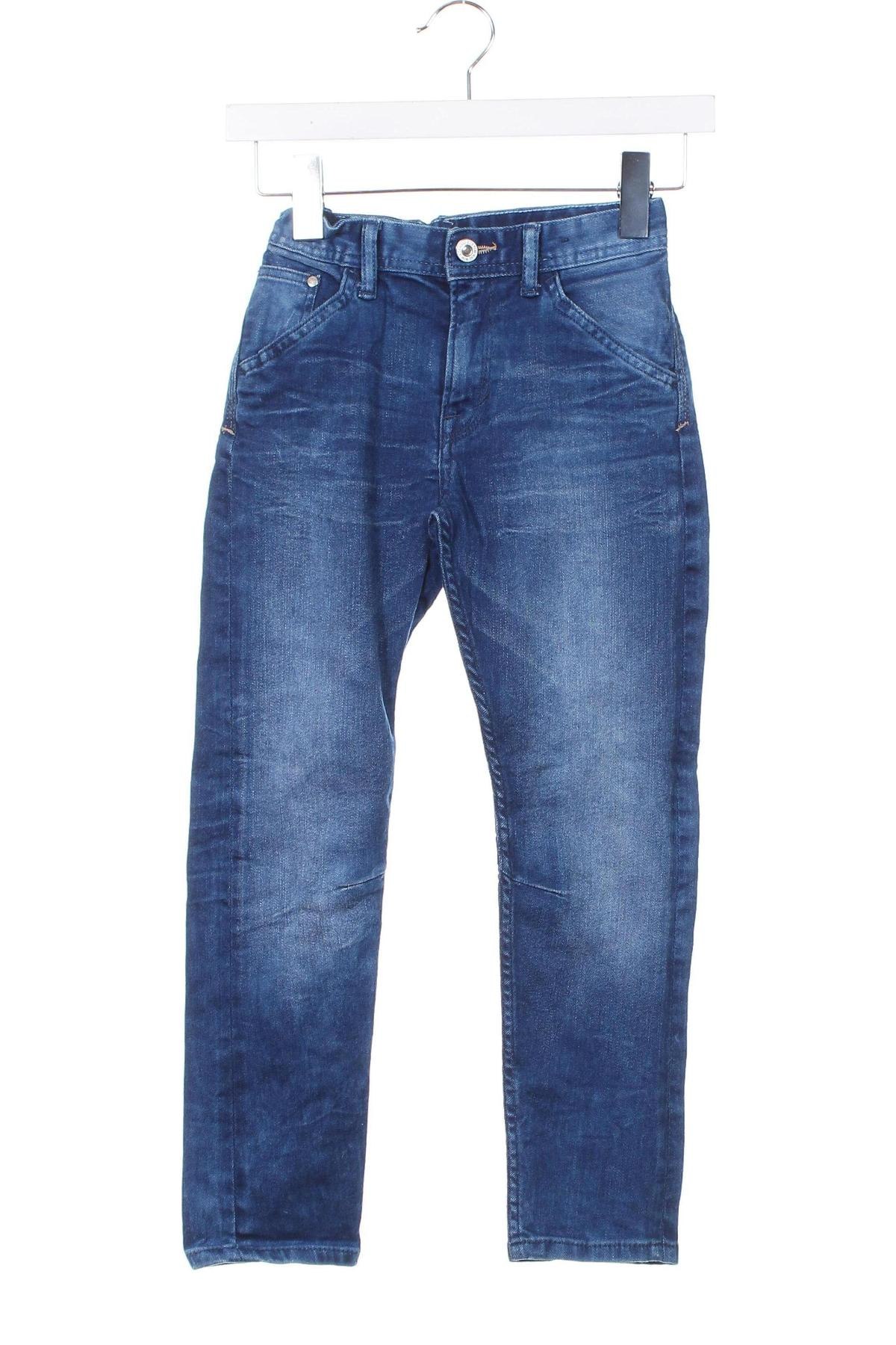 Detské džínsy  H&M, Veľkosť 7-8y/ 128-134 cm, Farba Modrá, Cena  7,95 €