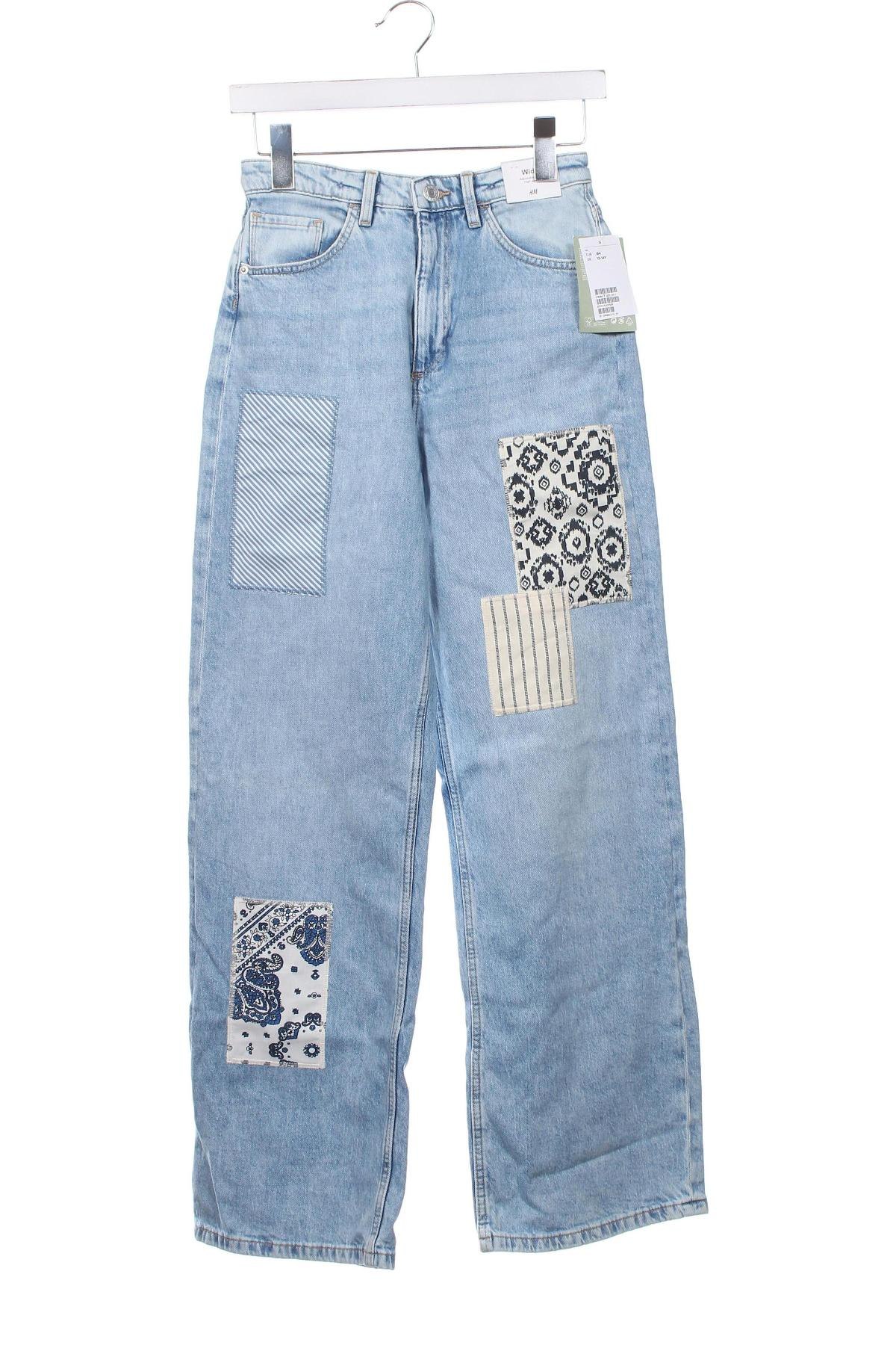 Kinderjeans H&M, Größe 12-13y/ 158-164 cm, Farbe Blau, Preis € 15,99