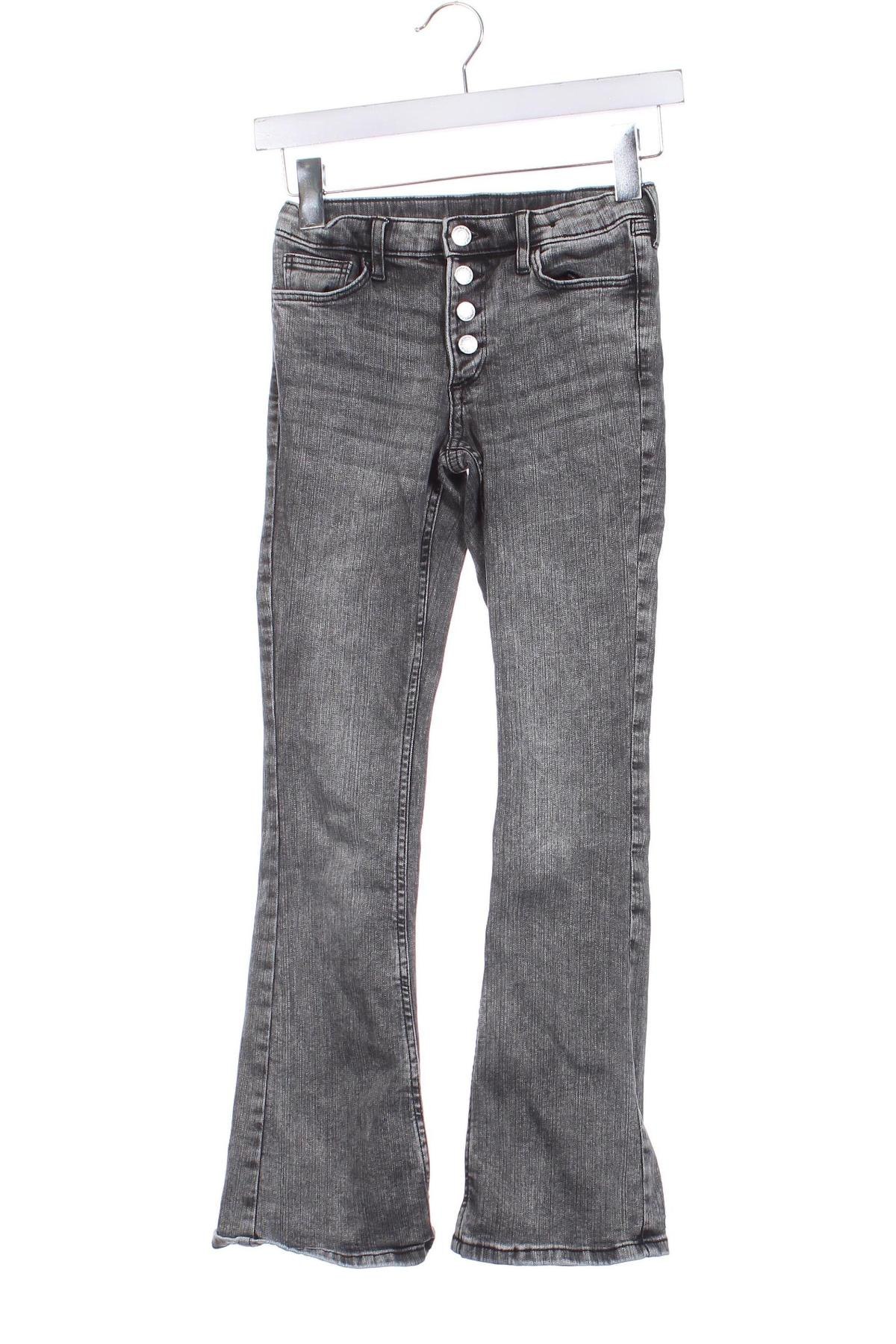 Dziecięce jeansy H&M, Rozmiar 10-11y/ 146-152 cm, Kolor Szary, Cena 45,99 zł