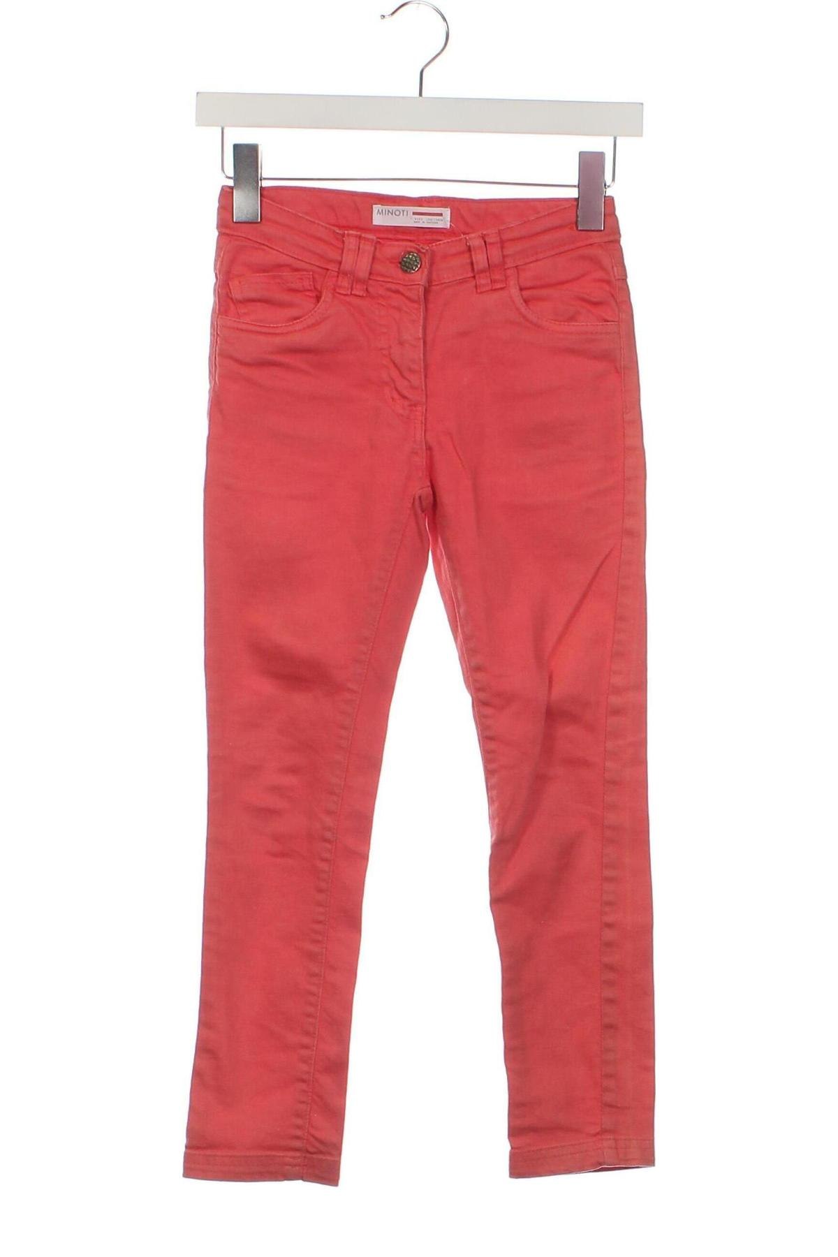 Kinderjeans Minoti, Größe 6-7y/ 122-128 cm, Farbe Rot, Preis 7,99 €