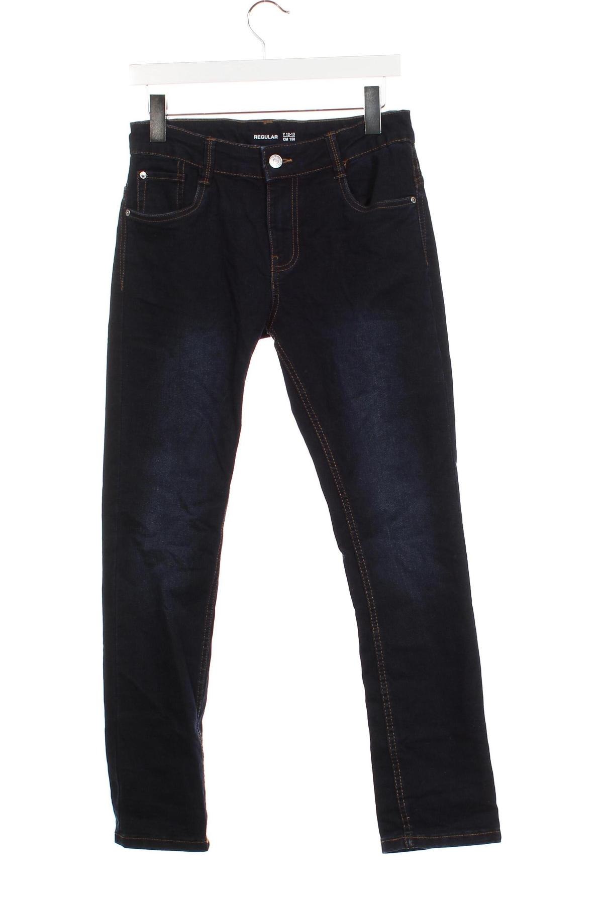 Kinderjeans Regular Denim, Größe 11-12y/ 152-158 cm, Farbe Blau, Preis 22,49 €