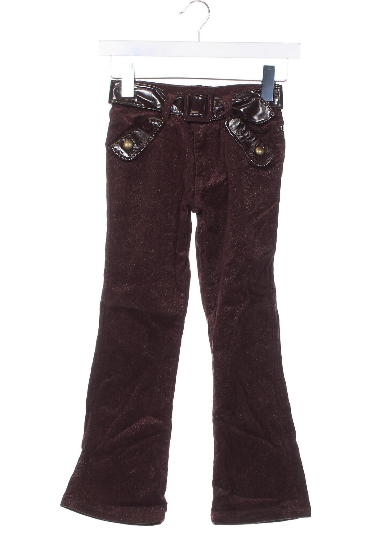 Pantaloni de catifea reiată, pentru copii, Mărime 7-8y/ 128-134 cm, Culoare Maro, Preț 29,99 Lei