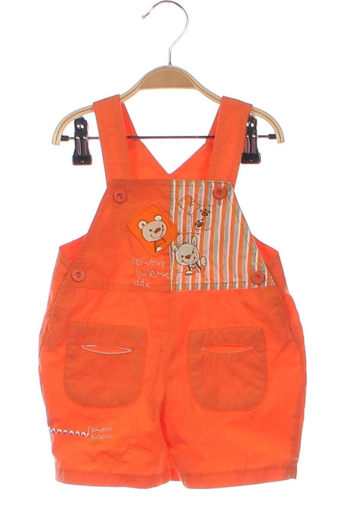 Kinder Overall, Größe 3-6m/ 62-68 cm, Farbe Orange, Preis 9,99 €