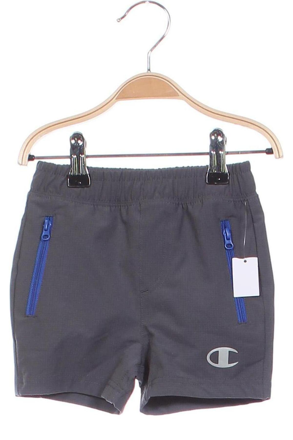 Pantaloni scurți pentru copii Champion, Mărime 9-12m/ 74-80 cm, Culoare Gri, Preț 18,99 Lei