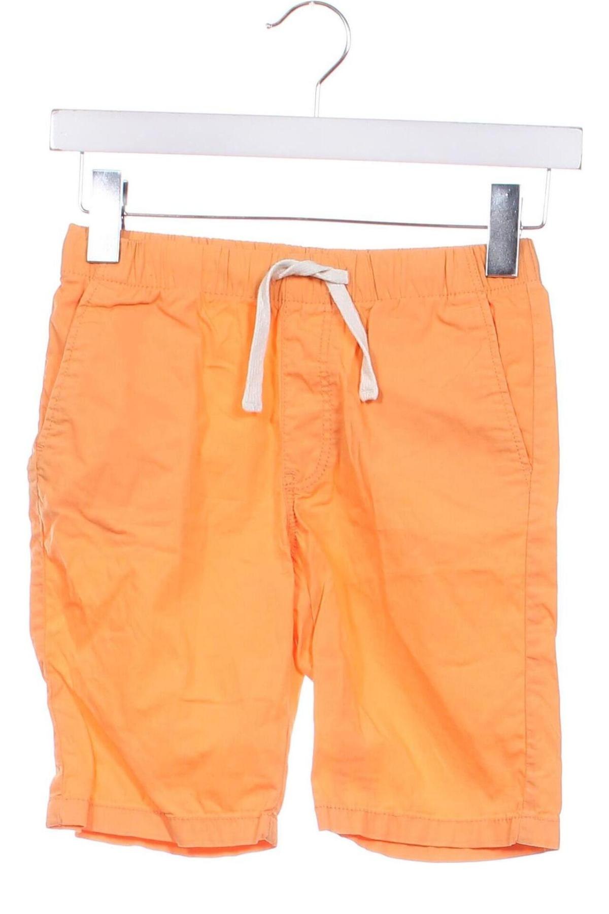 Kinder Shorts H&M, Größe 7-8y/ 128-134 cm, Farbe Orange, Preis 3,99 €